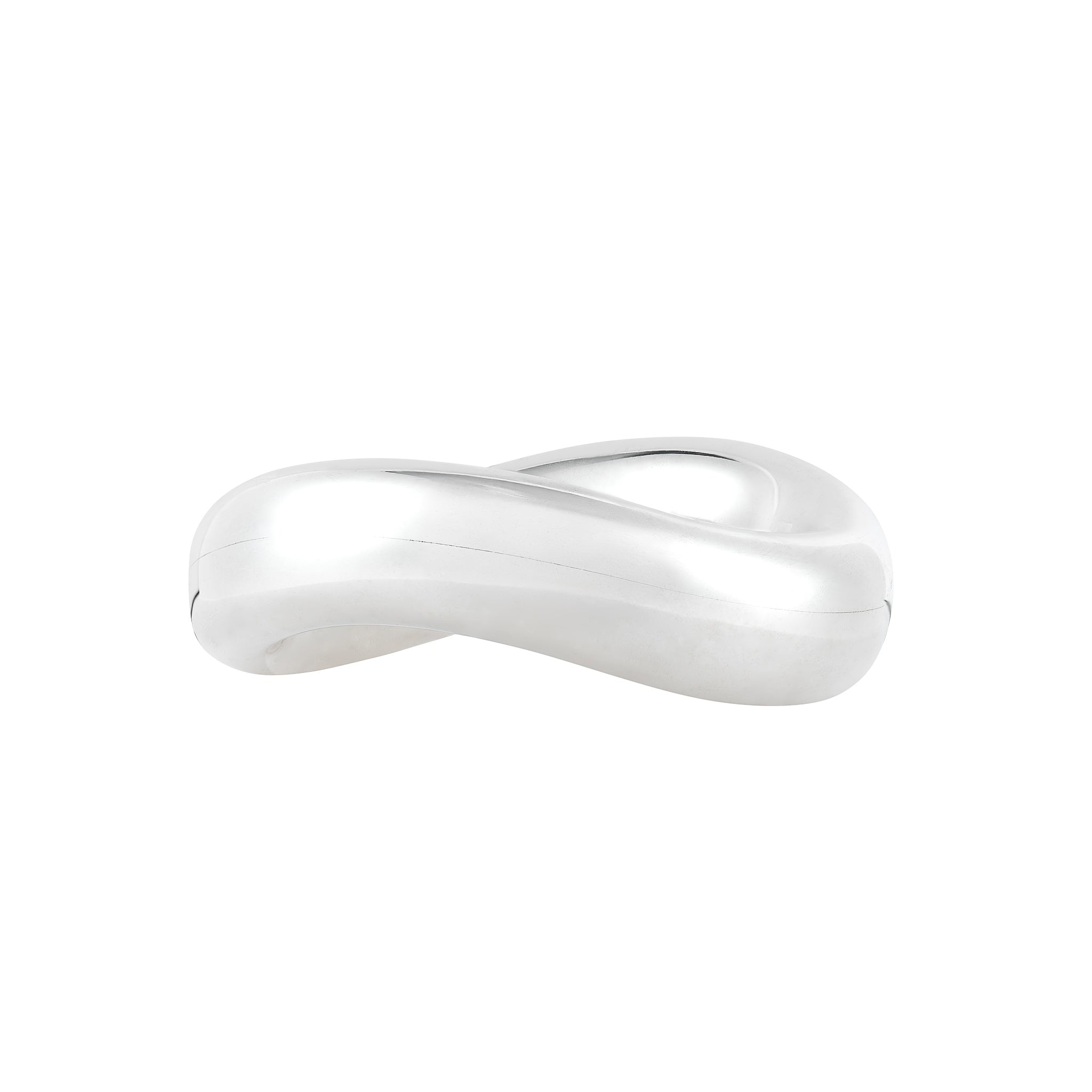 Angela Cummings アンジェラ・カミングス シルバー バングル Roseate | Angela Cummings Wave Bangle In Sterling Silver, Wide