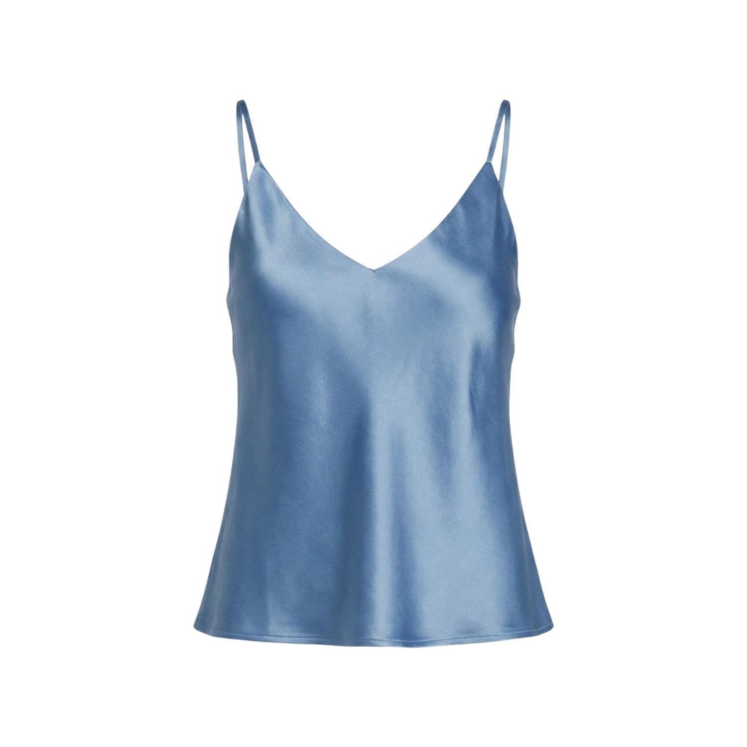 Silk Cami Top - Azure Blue | ELISE SEREN | Wolf & Badger