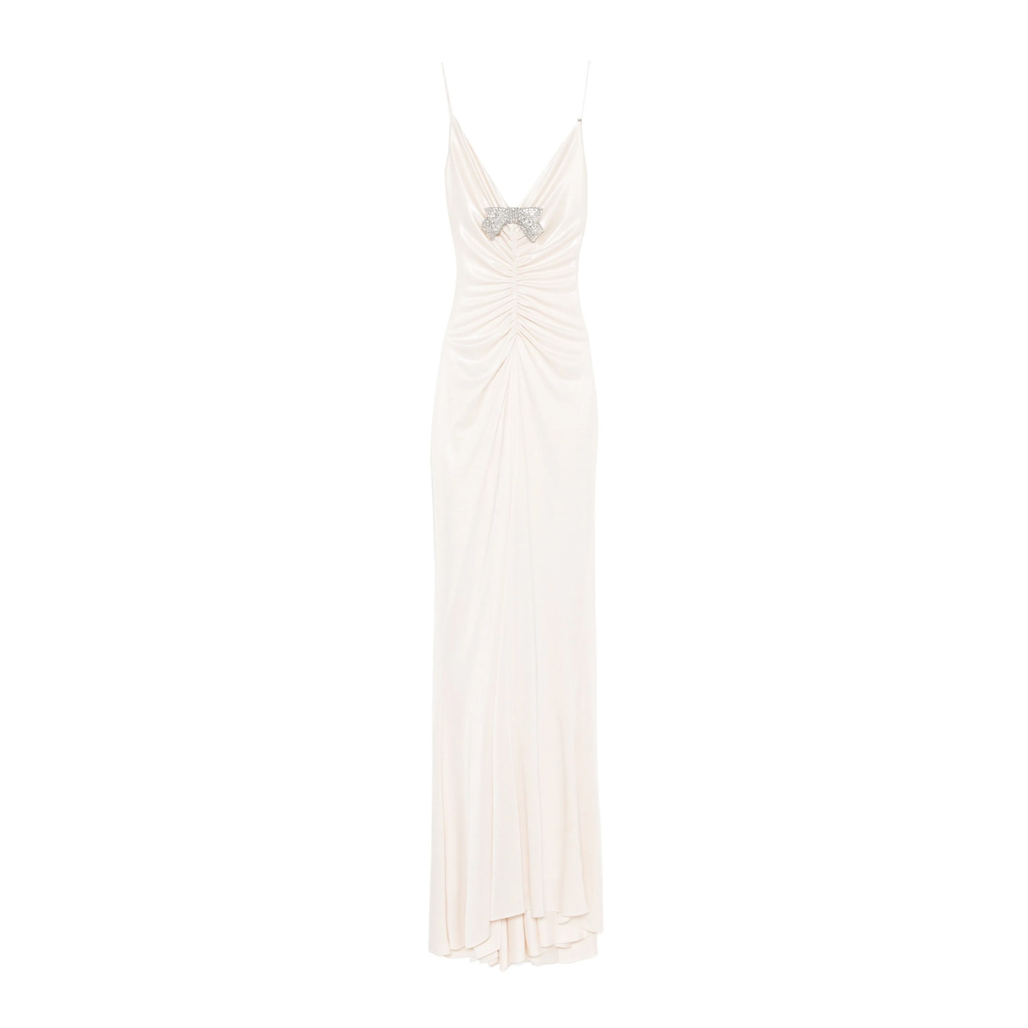 Backless Jersey Maxi Dress Beige | Nissa | Wolf & Badger