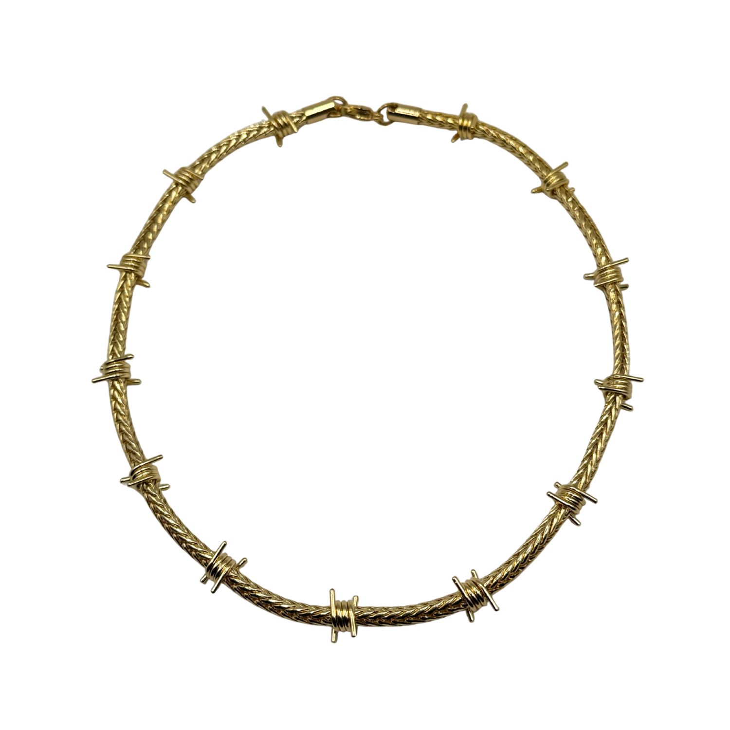 Barbed Wire Necklace | URBANE Jewelry Studio | Wolf & Badger