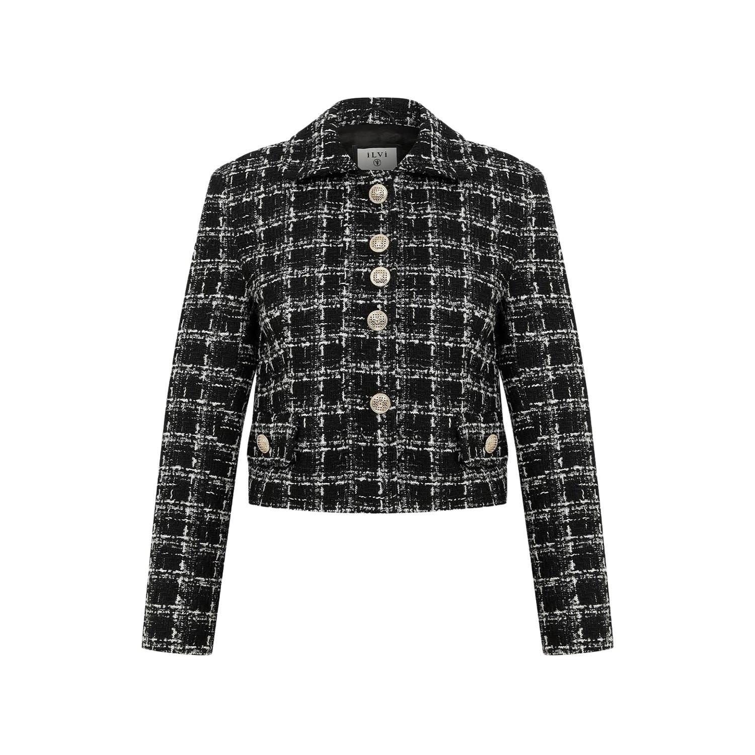 CLASSIC TWEED BLOUSON ブラック Classic tweed blouson | DIANTÉ (ディアンテ)公式通販サイト