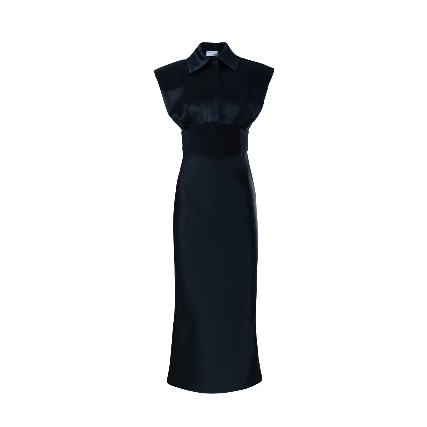 bias cut formal dress Avec Les Filles Women's V-Neck Laced-Up Bias Cut Gown Dress - Aqua main image 1