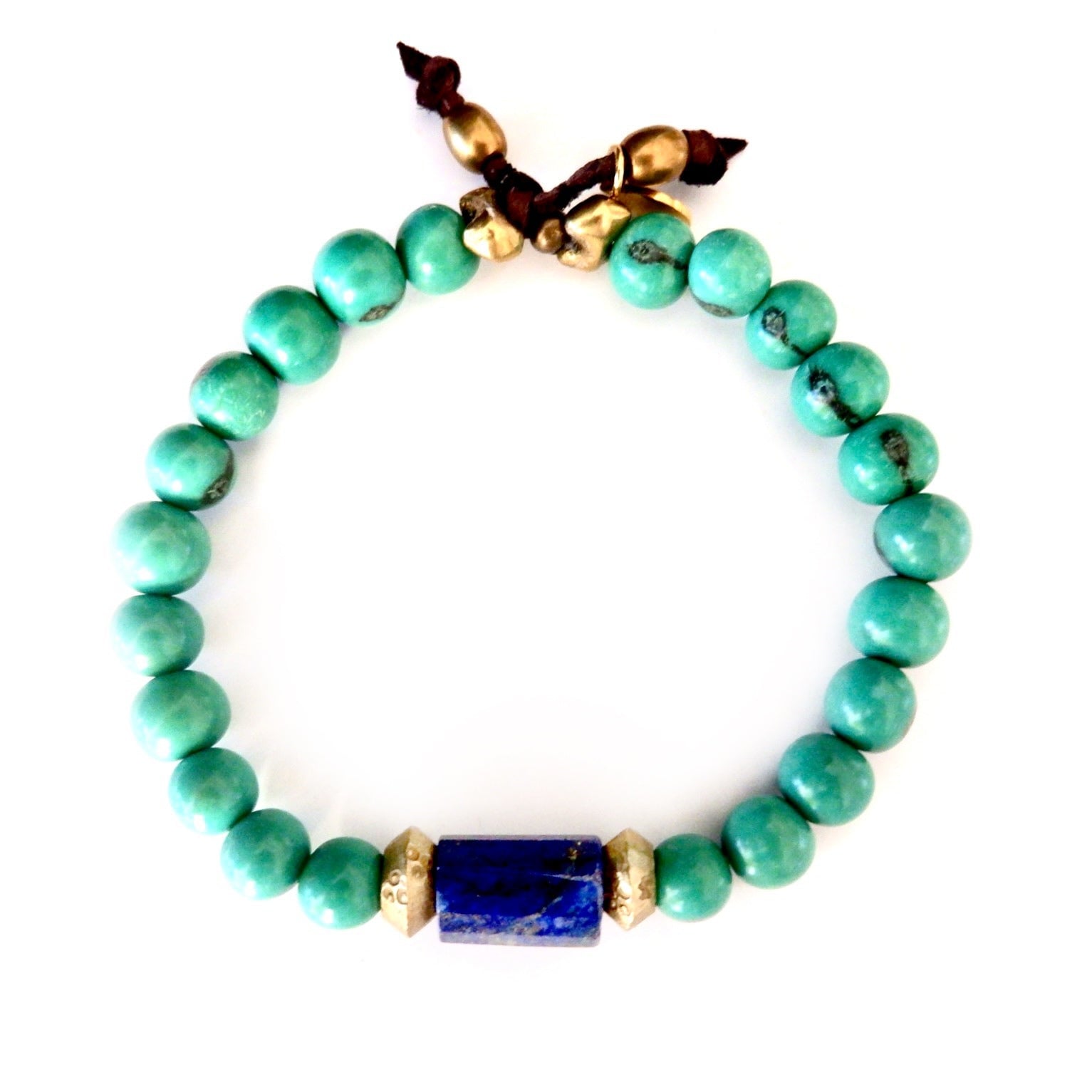 Brazilian Acai X Lapis Lazuli Mens Bracelet | PERSIA DONÀ JEWELRY