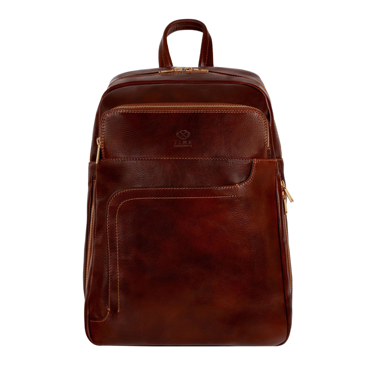 Large Leather Backpack - L. A. Confidential - Brown | Time