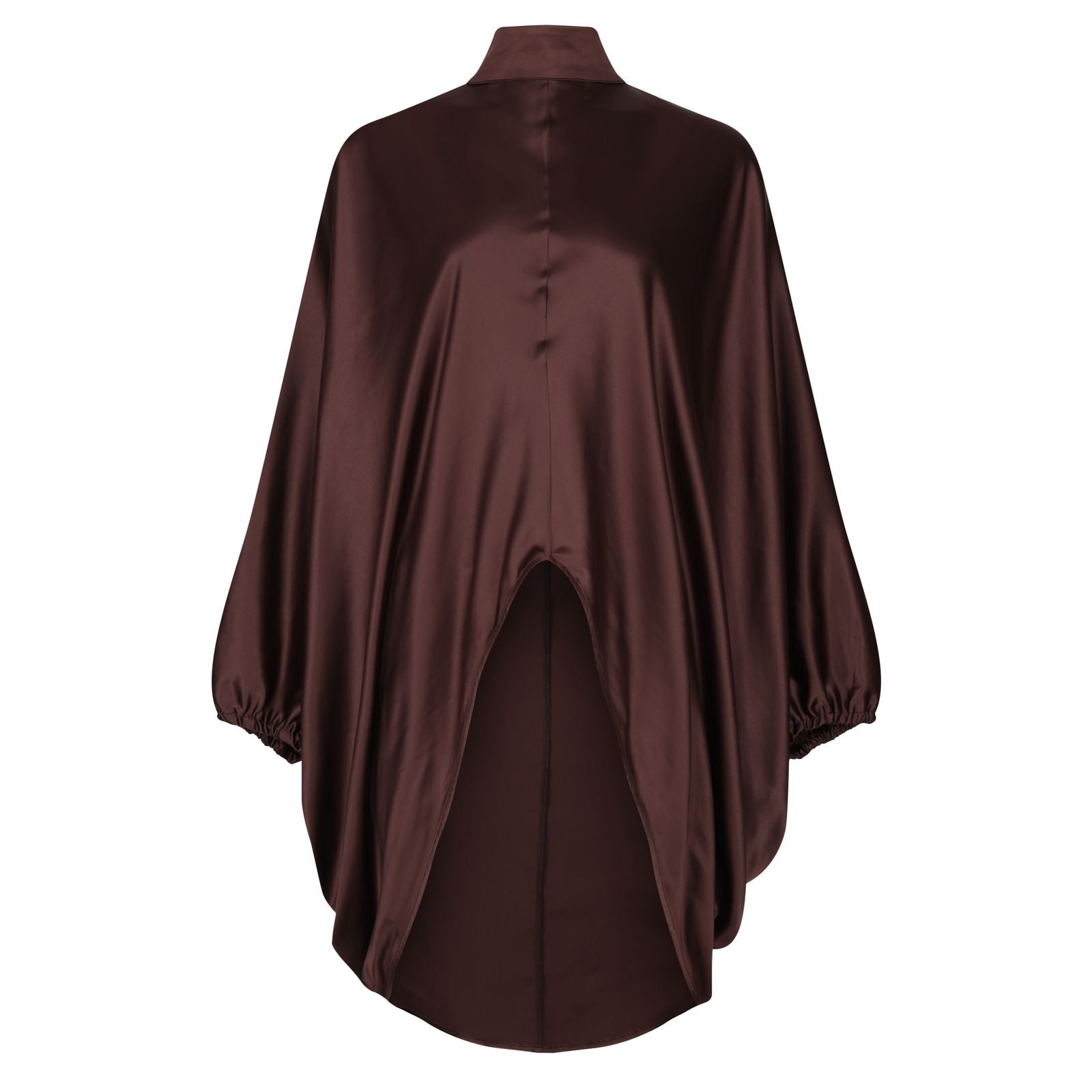 Brown Satin Tunic - Long | Lioness by TF | Wolf & Badger