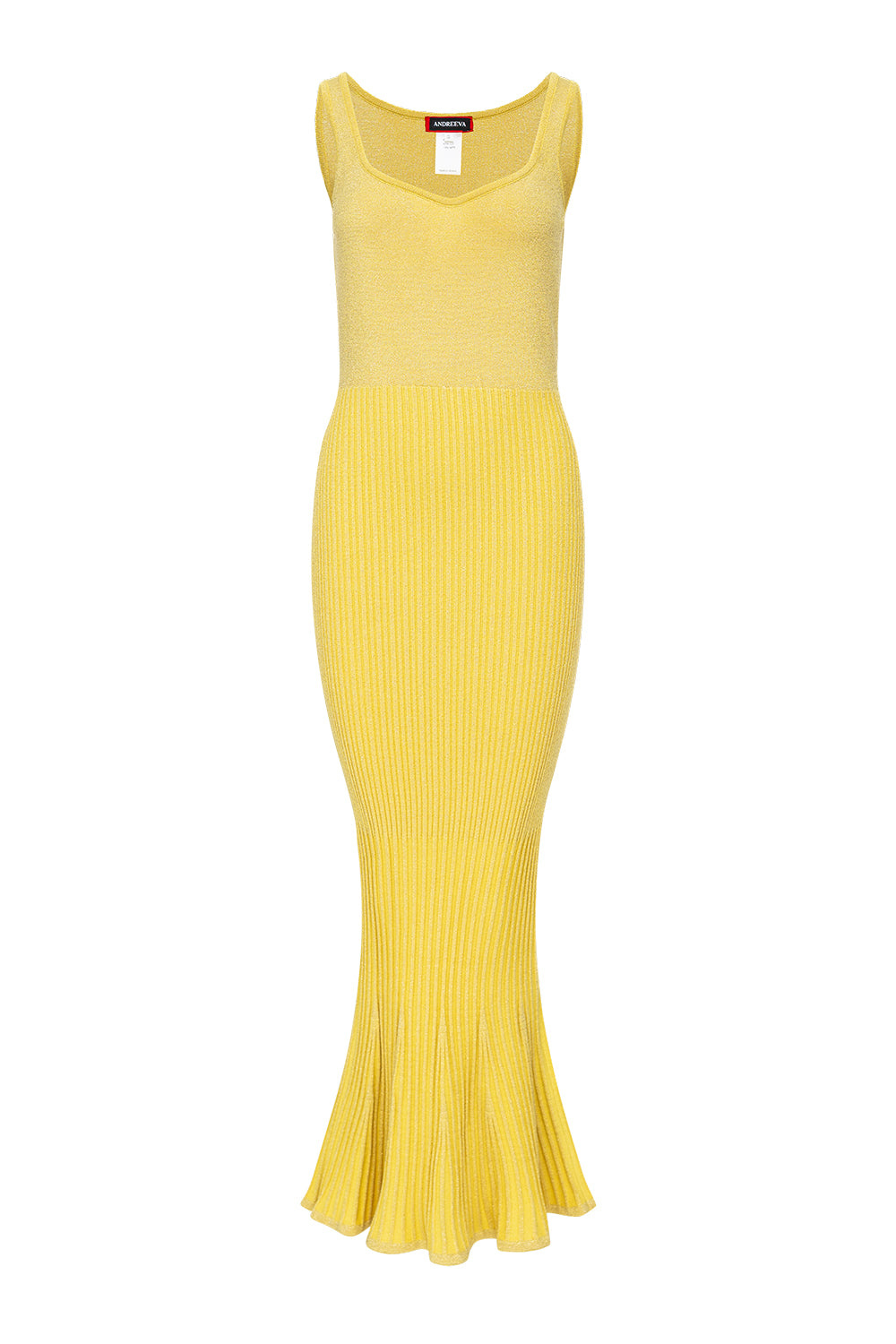 metallic yellow dress Bright Yellow Strapless Metallic Sequin Overskirt Prom Dress