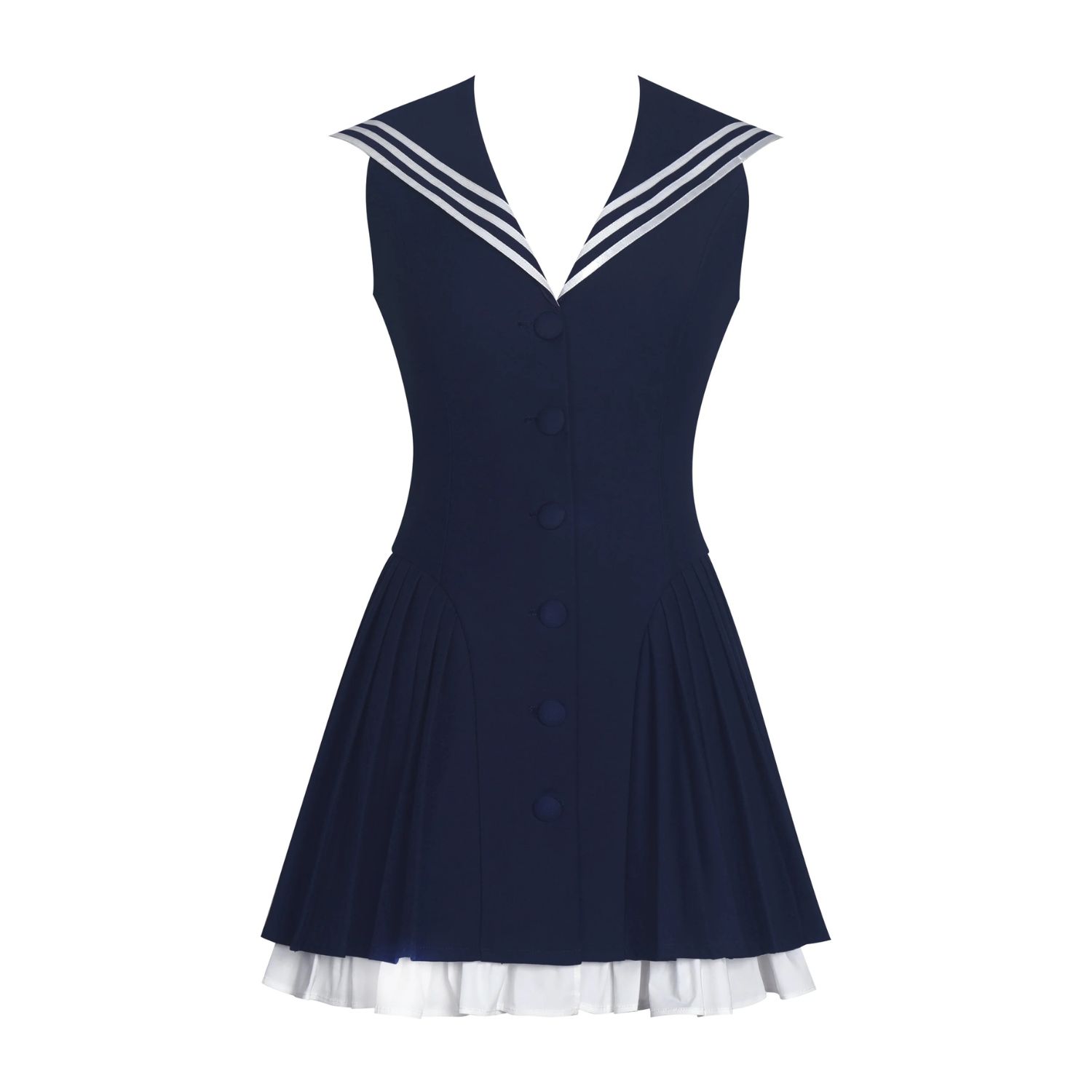 navy pleated mini dress Navy Pleated Dress