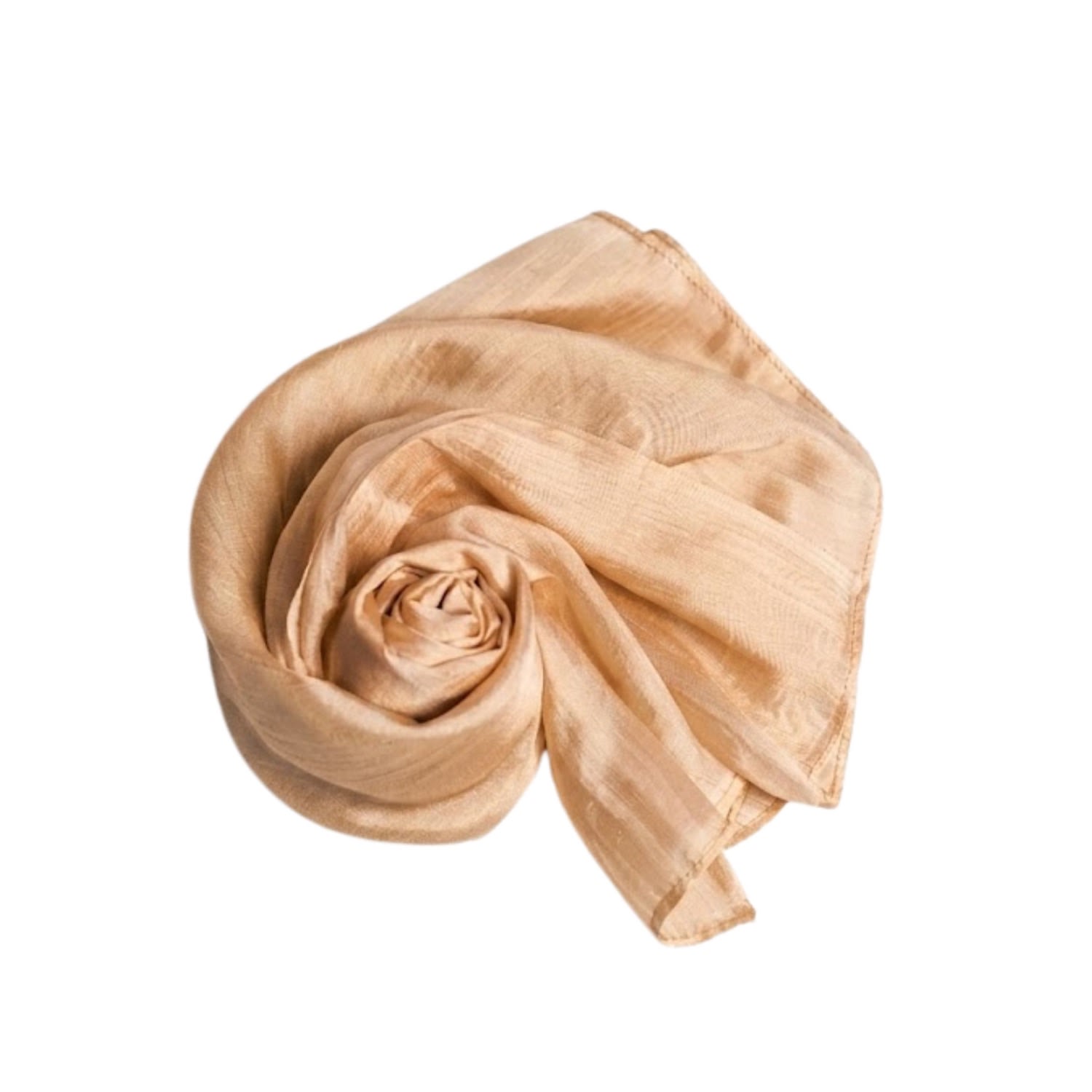 Nude Beige Mulberry Silk Scarf – Wedding & Bridesmaid Shawl | Silk