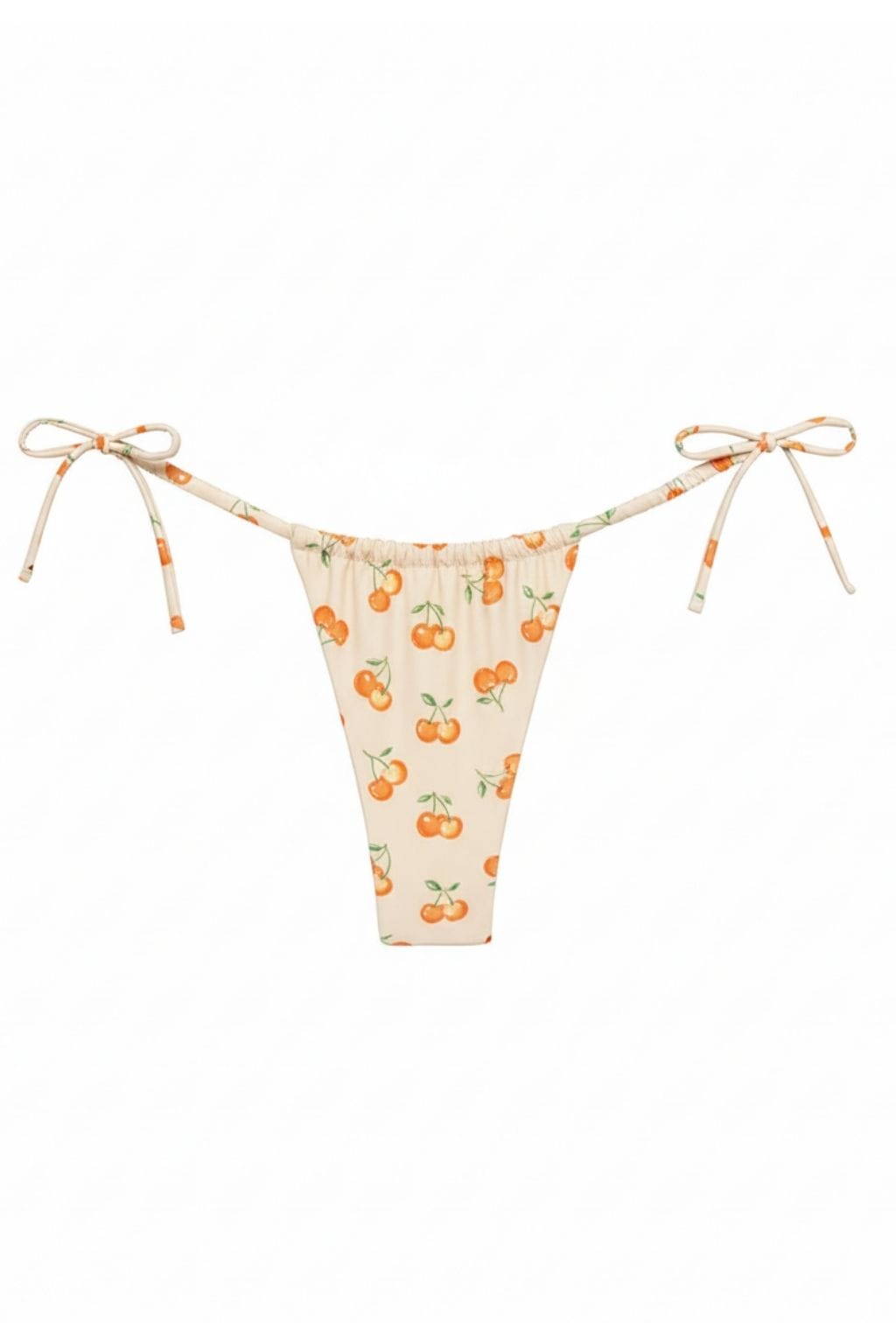 Cherieribbonborderknit minionepiece エムエメ Cherry Sherbet Brasil Scrunch Bikini Bottom | Montce Swim | Wolf