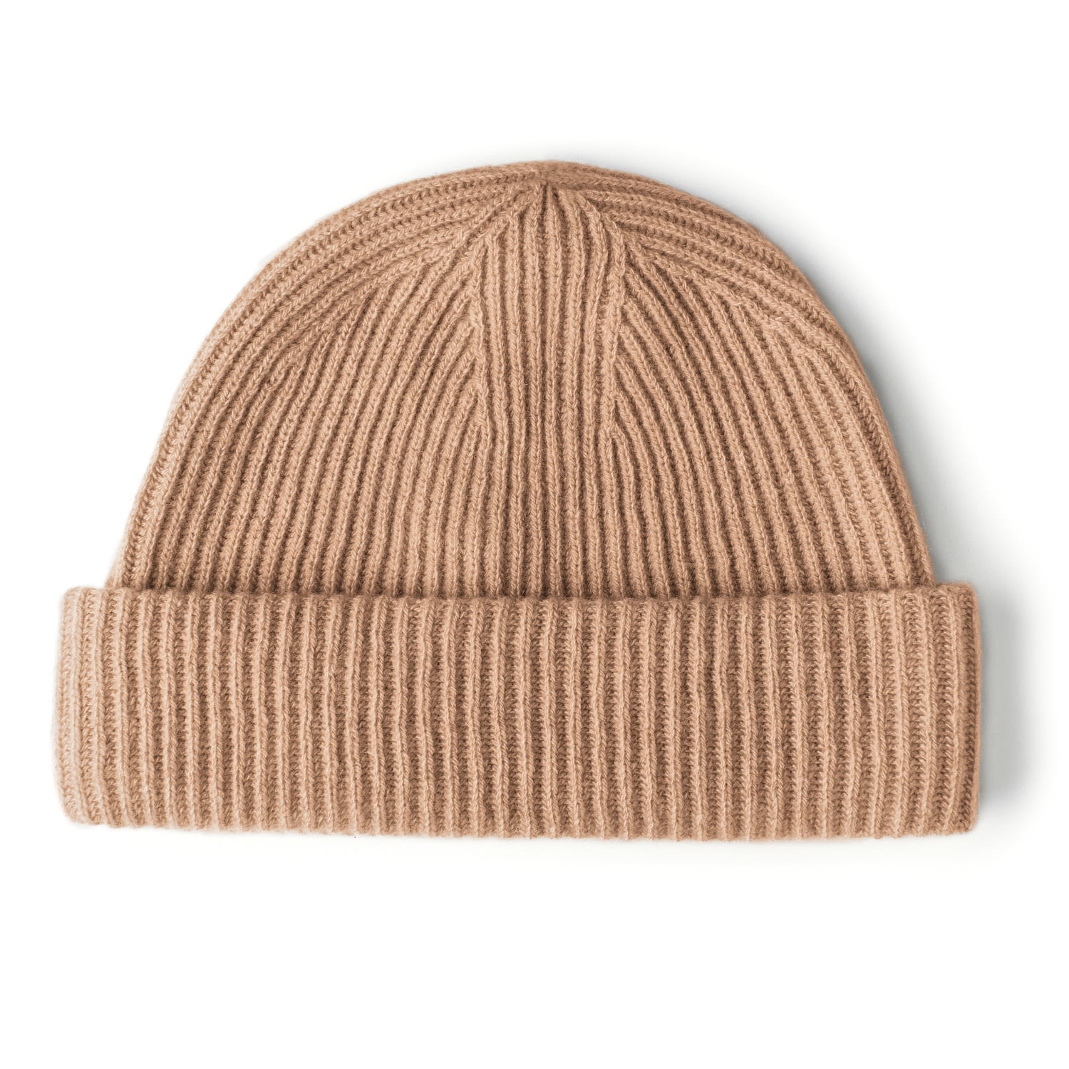 Luxury Cashmere Beanie Premium Soft Warm Classic Minimal Chic Unisex Cashmere Luxe Ribbed Beanie main image 4