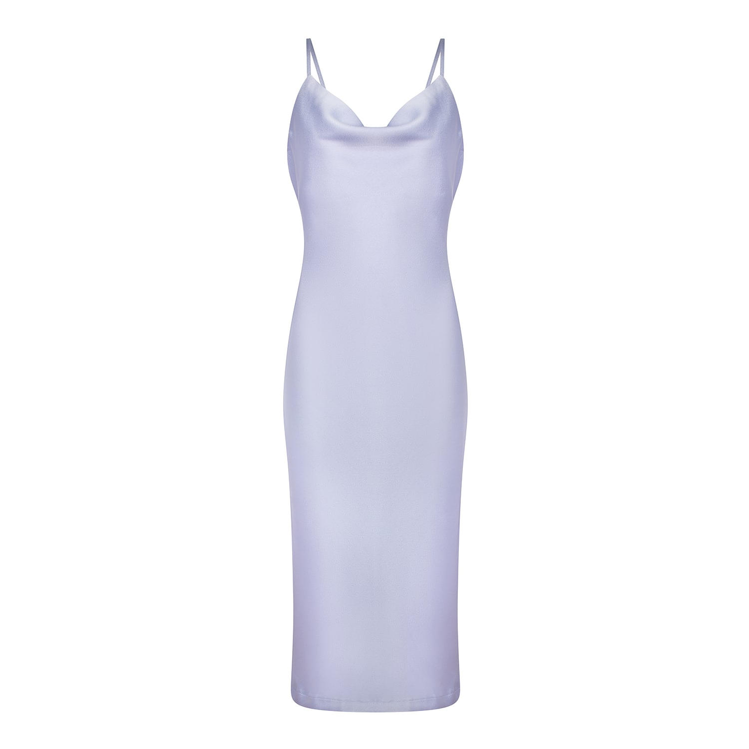 silk cami midi dress Midnight Blue Silk Cami Midi Dress  Azlinn Hope