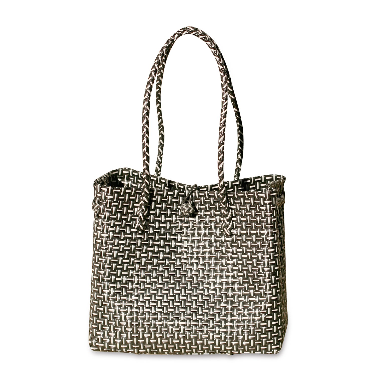 Recycled Woven Totes- Small – Pink House Boutique Toko Recycled Woven Tote Bag main image 1