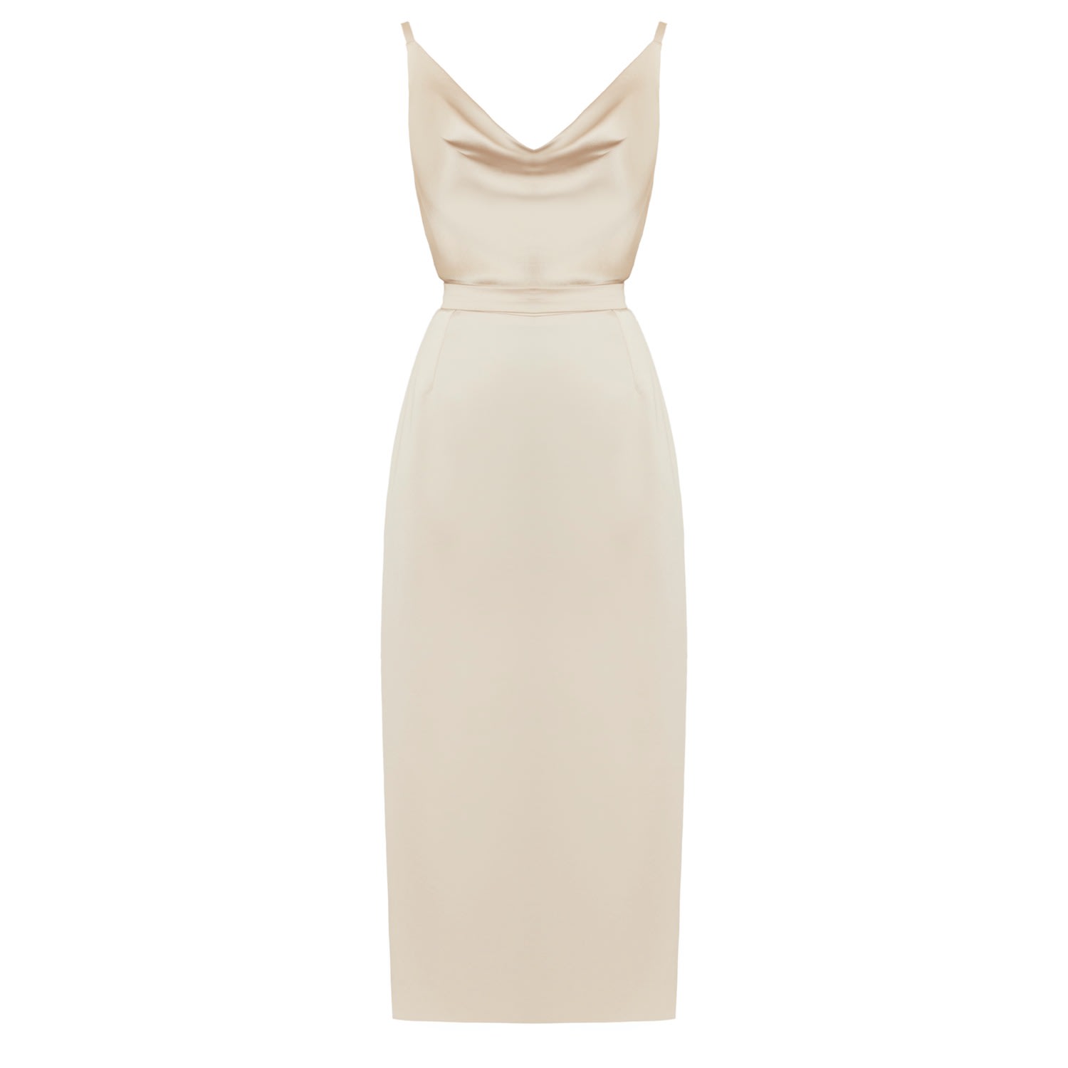 kamea red satin cocktail midi dress reviews Rihoas Flowy A-Line Slip Midi Dress