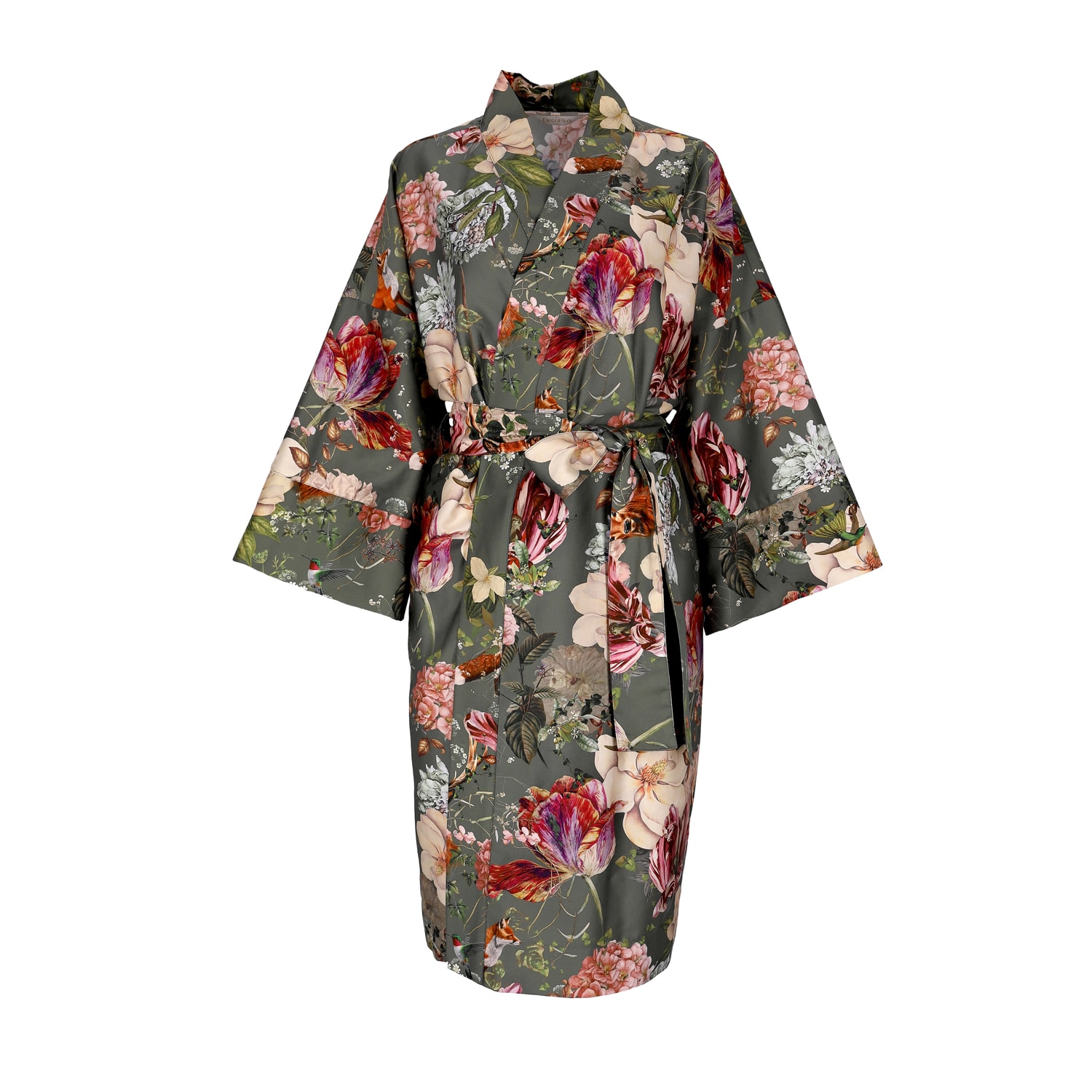 Decoflux Home Cotton Kimono Magic Garden Moss - Green