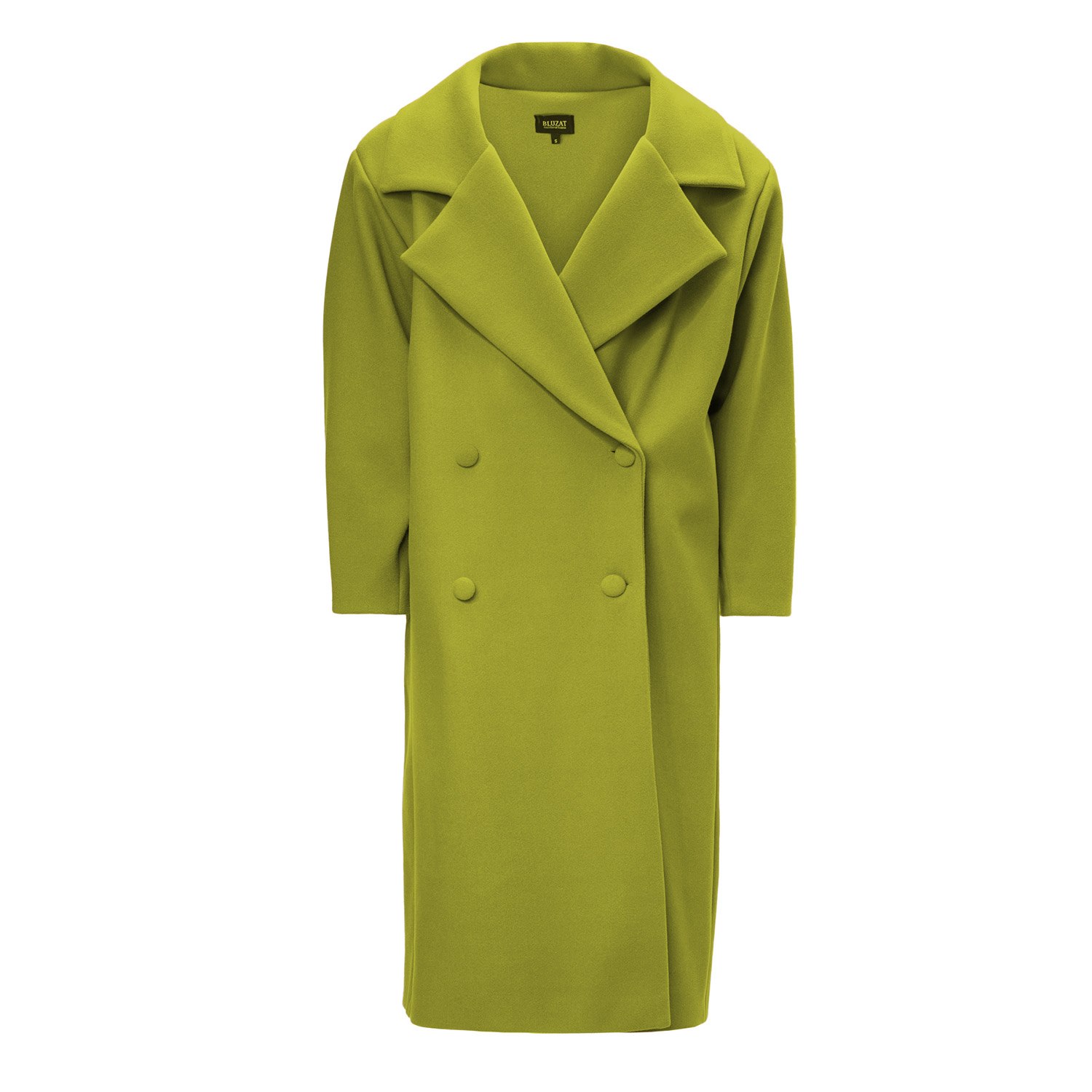 Lapels structured coat hot sale