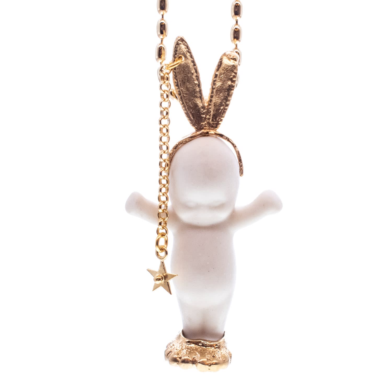 Happy Baby - Rebel Rabbit White And Gold | Gem Kingdom | Wolf & Badger