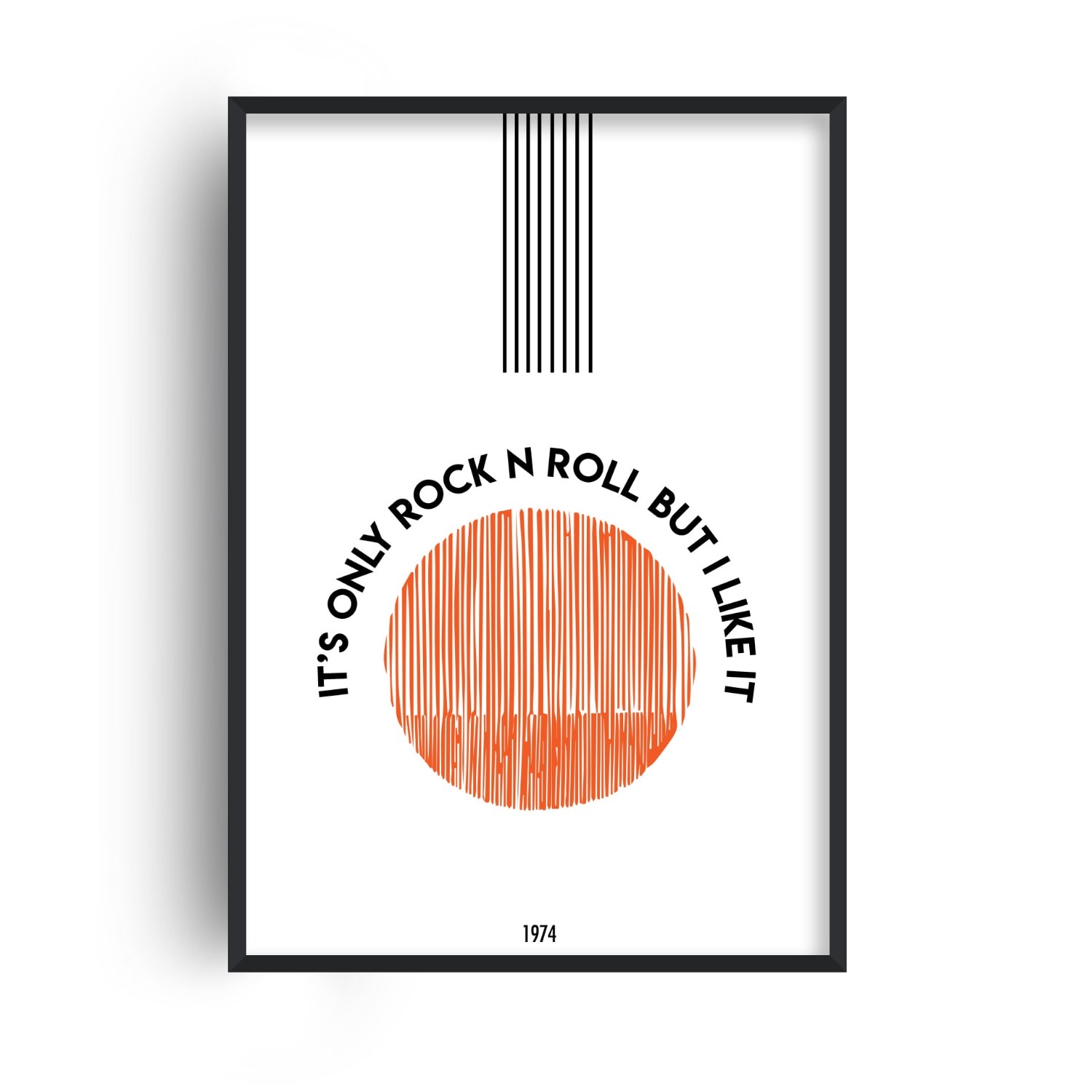 It's Only Rock N Roll But I Like It Rolling Stones Music Art Print
