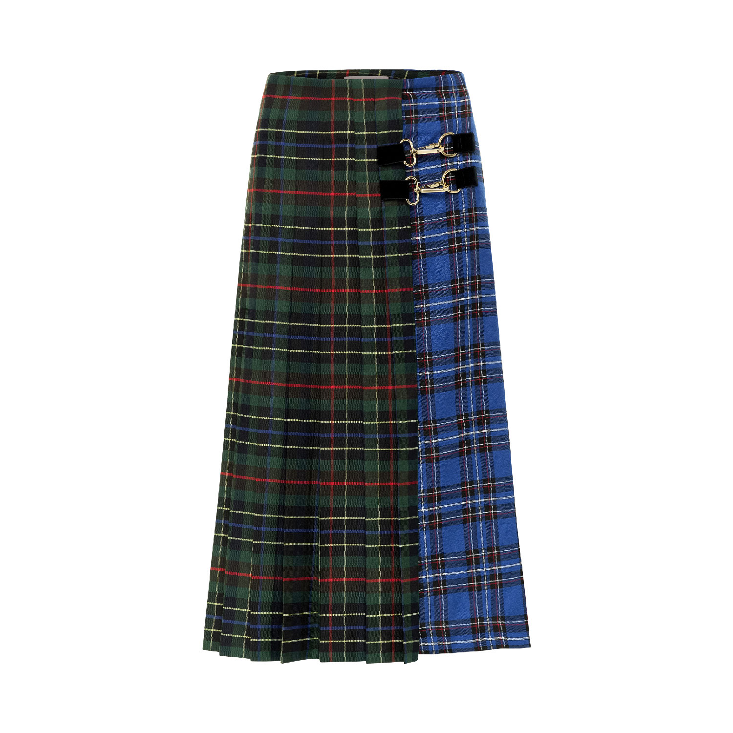 Jack Skirt Tartan Midi Green | Come On | Wolf & Badger