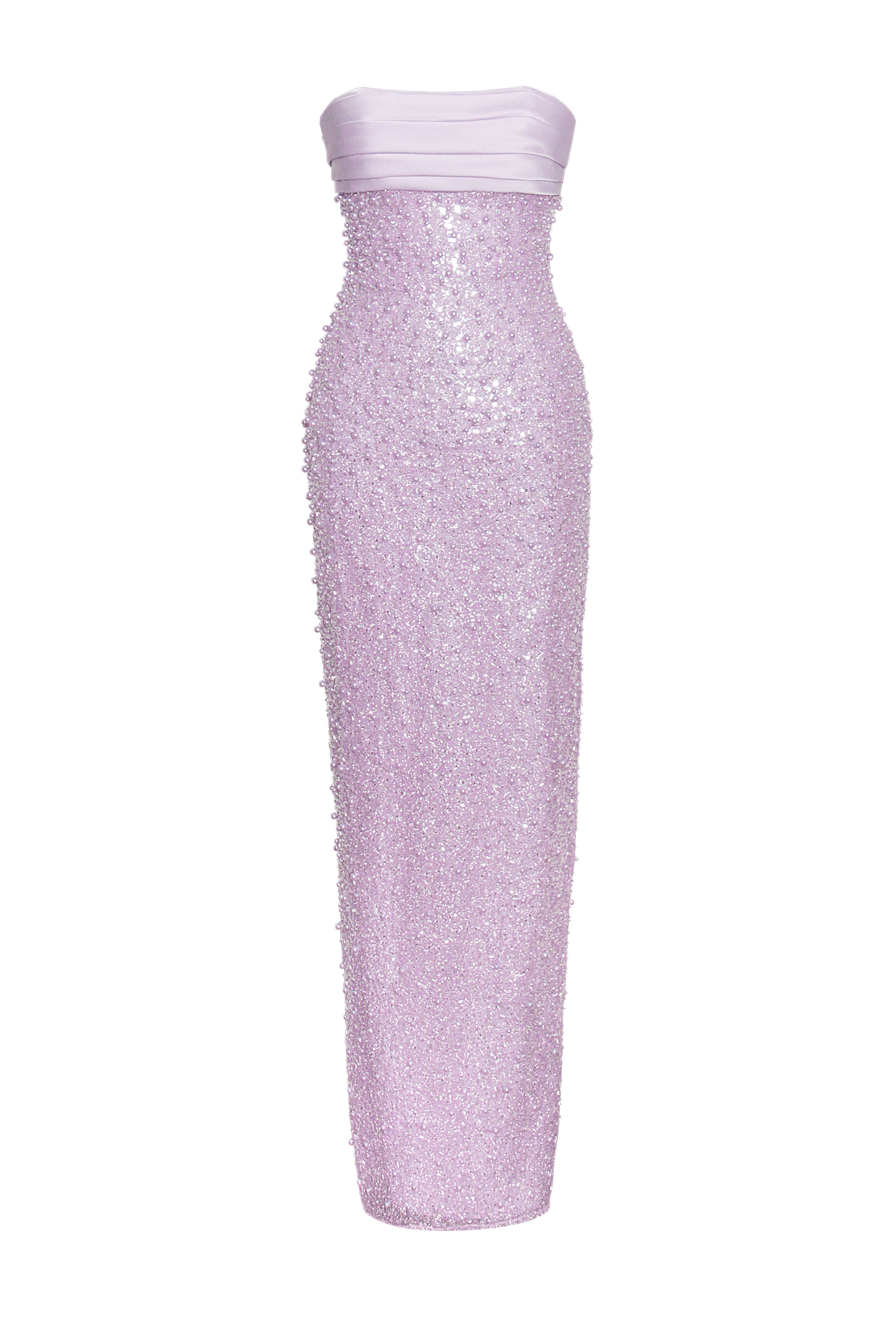 lainey gold satin maxi dress Miss Circle Women's Lainey Gold Satin Sequin Pearls Beaded Maxi Dress