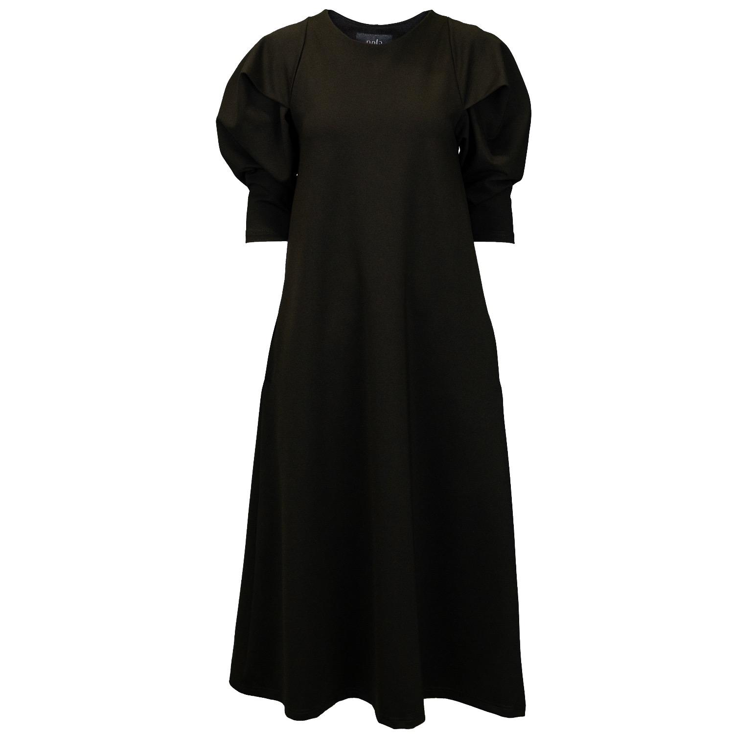 Lily Midi Dress Black | Nola