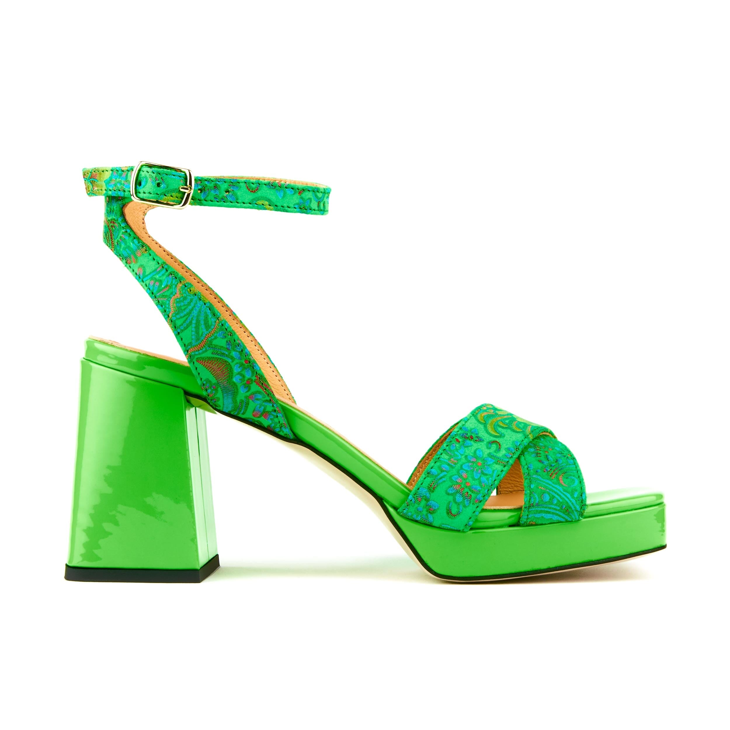 Lime green designer heels hot sale