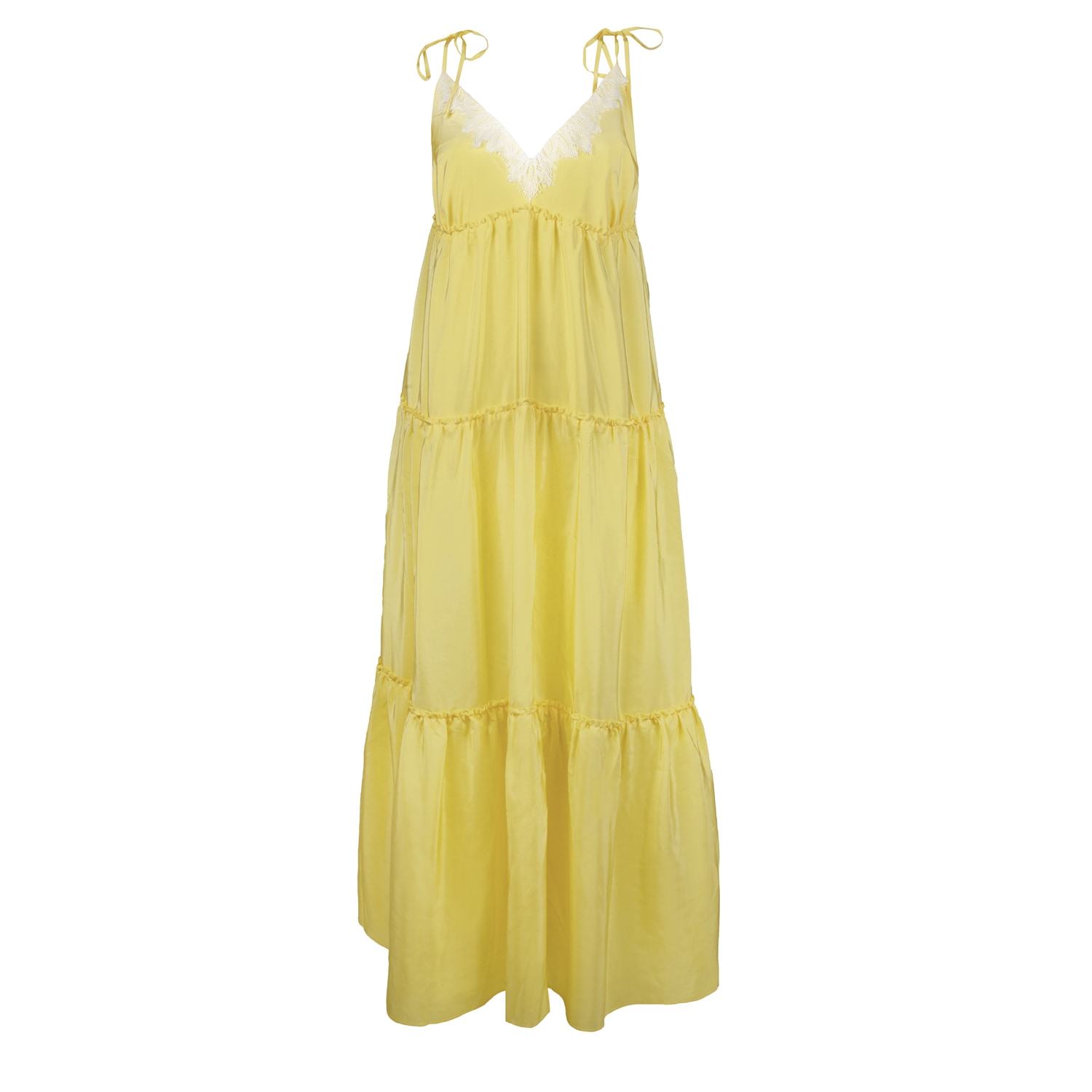 Lulu Silk Dress, 5 Colors Illuminating Yellow / S/M