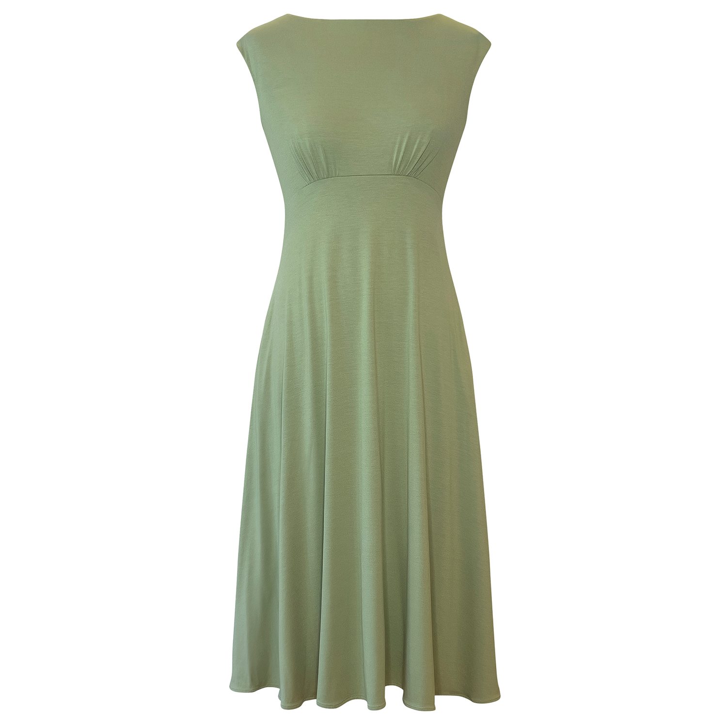 pistachio green midi dress Iris Maxi Dress in Pistachio Green | OMNES | Ethical & Affordable Clothing main image 1