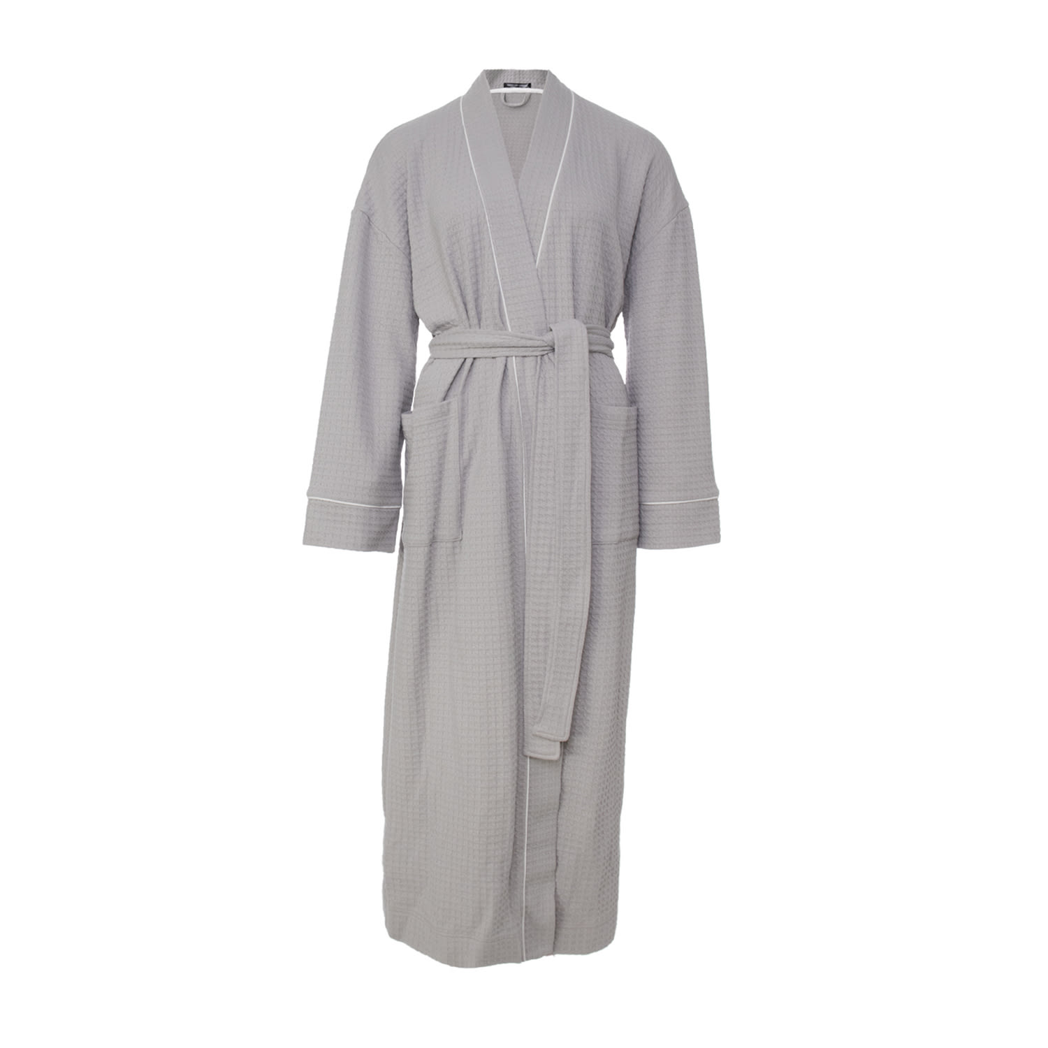 ladies grey waffle dressing gown 100% Combed Cotton Womens Waffle Dressing Gown, Kimono Style  Bed and Bath  Linen