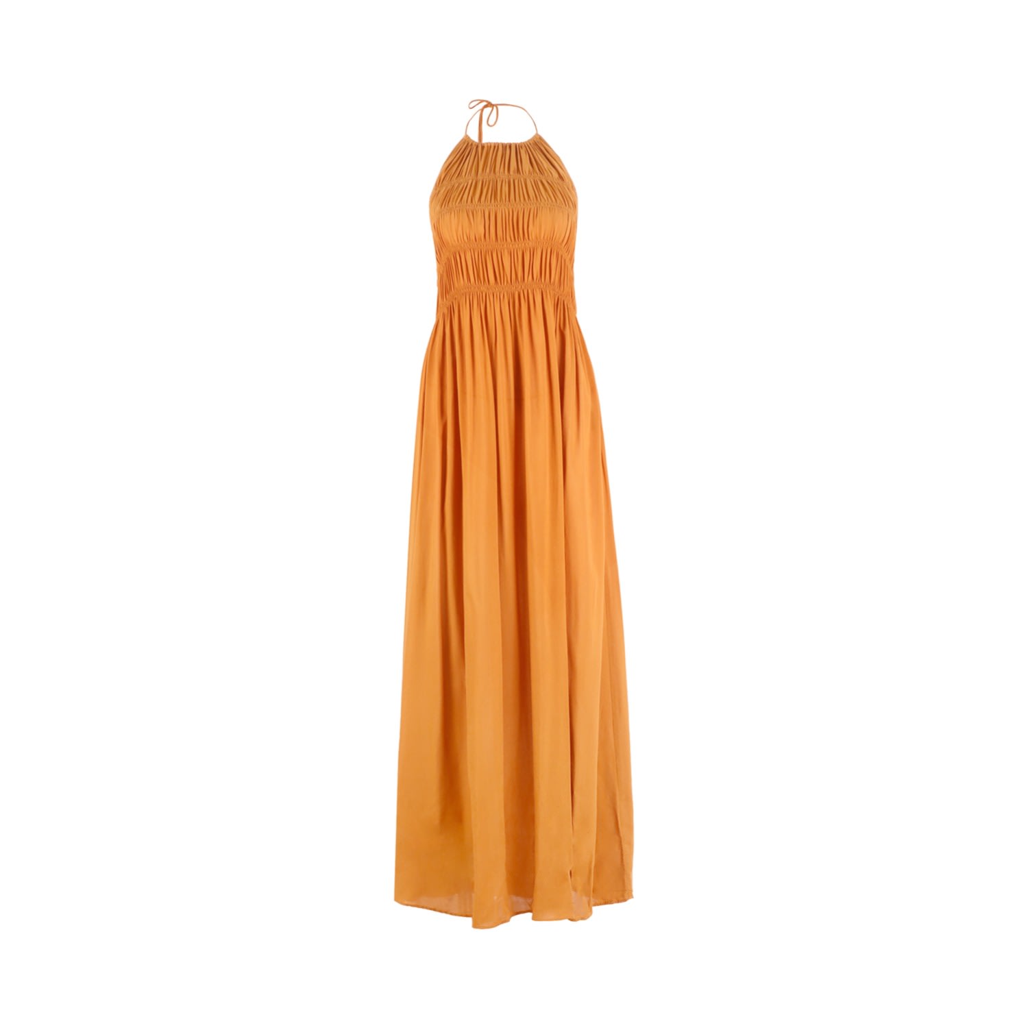 chinese dress ladies Ginger Satin Empire Line Maxi Dress – Suzy D London