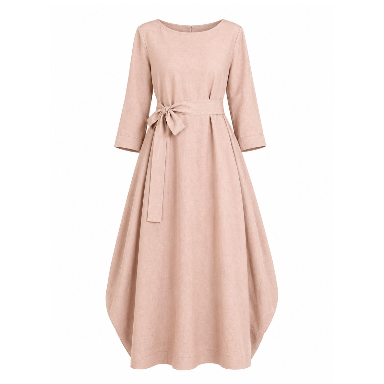 peach beach dress Beach Peach Midi Dress