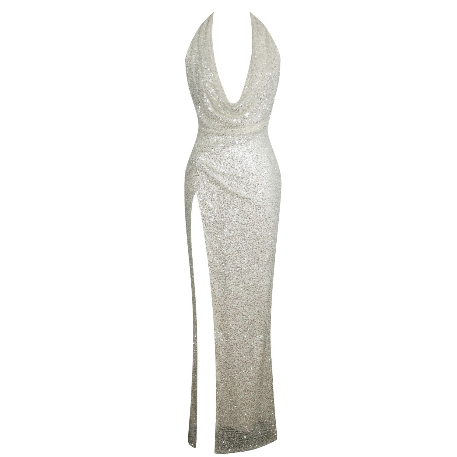 braided halter cowl neck backless maxi dress Niamh Golden Beaded | Miss Circle New York Black dress 24 Best Plus-Size Bachelorette WK7FY2027SLOWSELLERS 60 Center back zip Color:Red Gloves