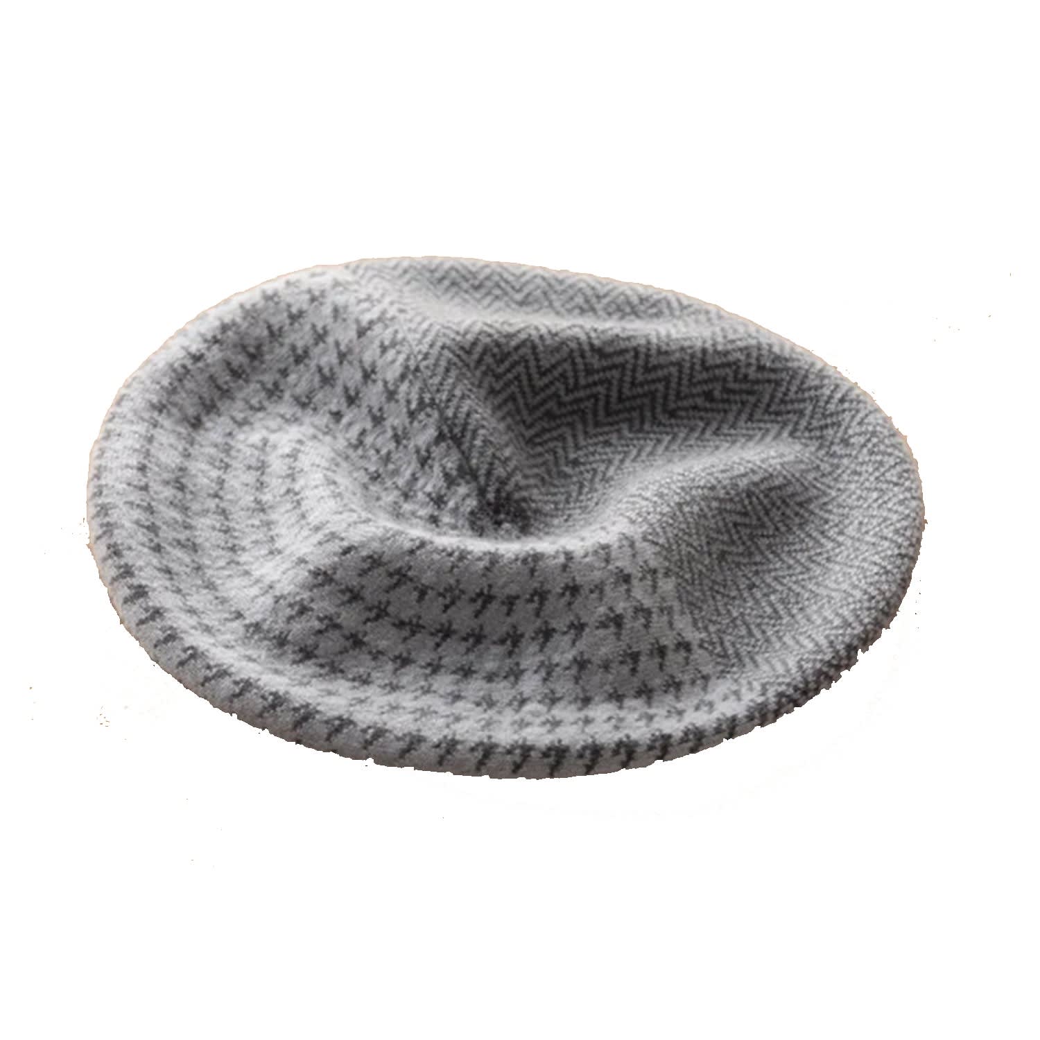 Classic Gray Cashmere Beret Beret with Cashmere main image 3