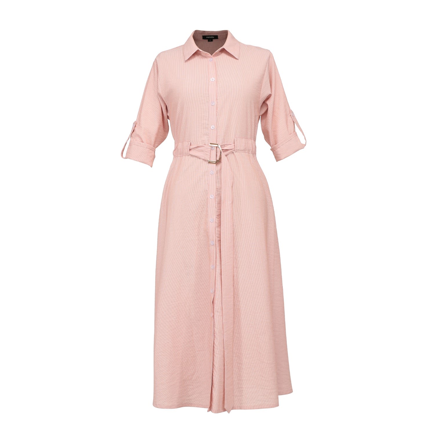 rose gold shirt dress Lumina Sequin Shirt Dress - Rose Gold