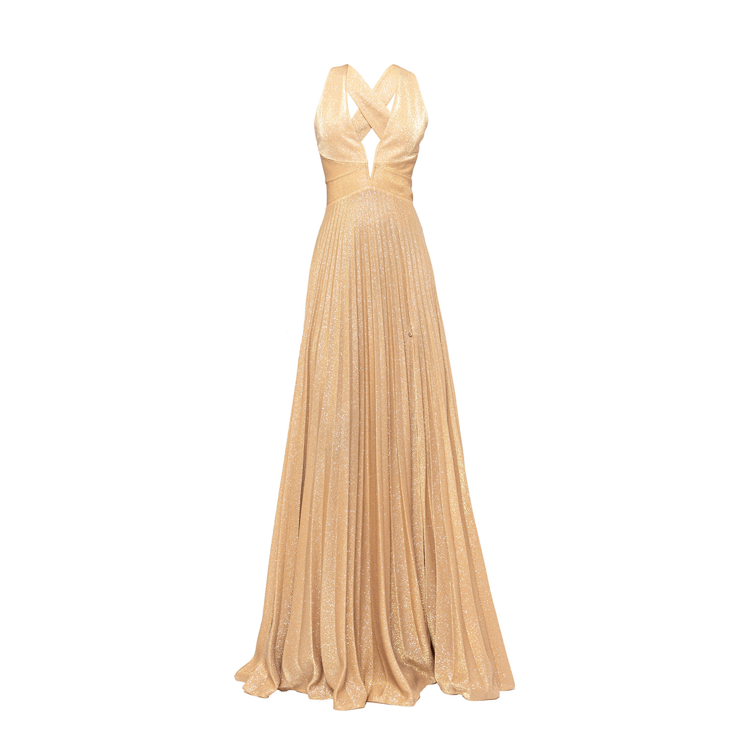 open back embellished dress Flower Sequin Open Back Long Dress