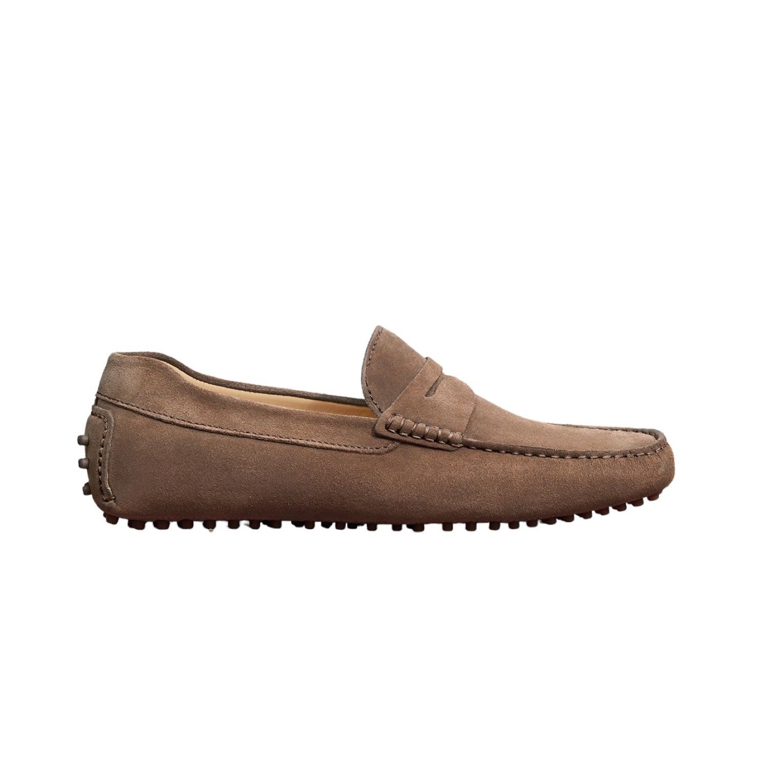 Parker Driving Loafer - Taupe Suede | Jack Erwin | Wolf & Badger display picture 2