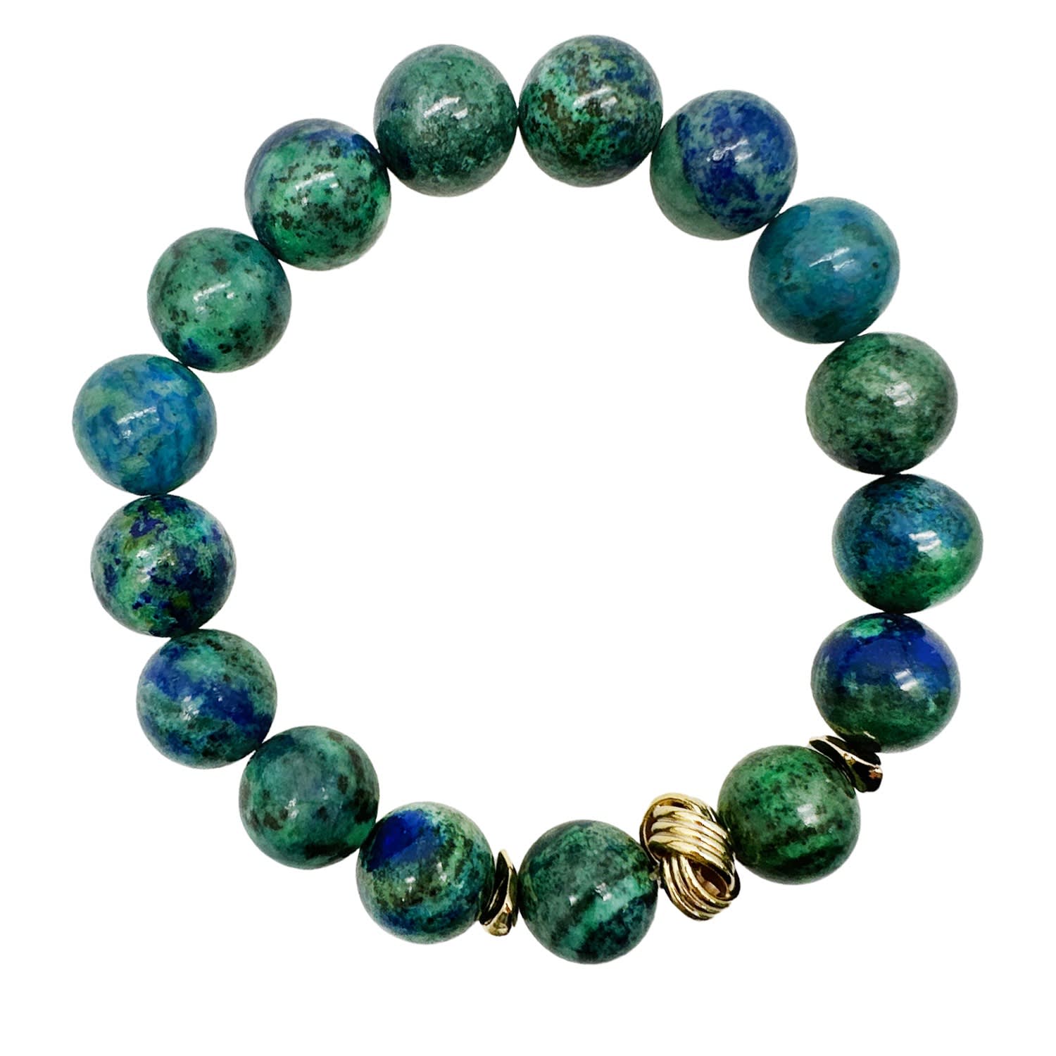 Phoenix Lapis Gemstone Men's Bracelet | Farra | Wolf & Badger