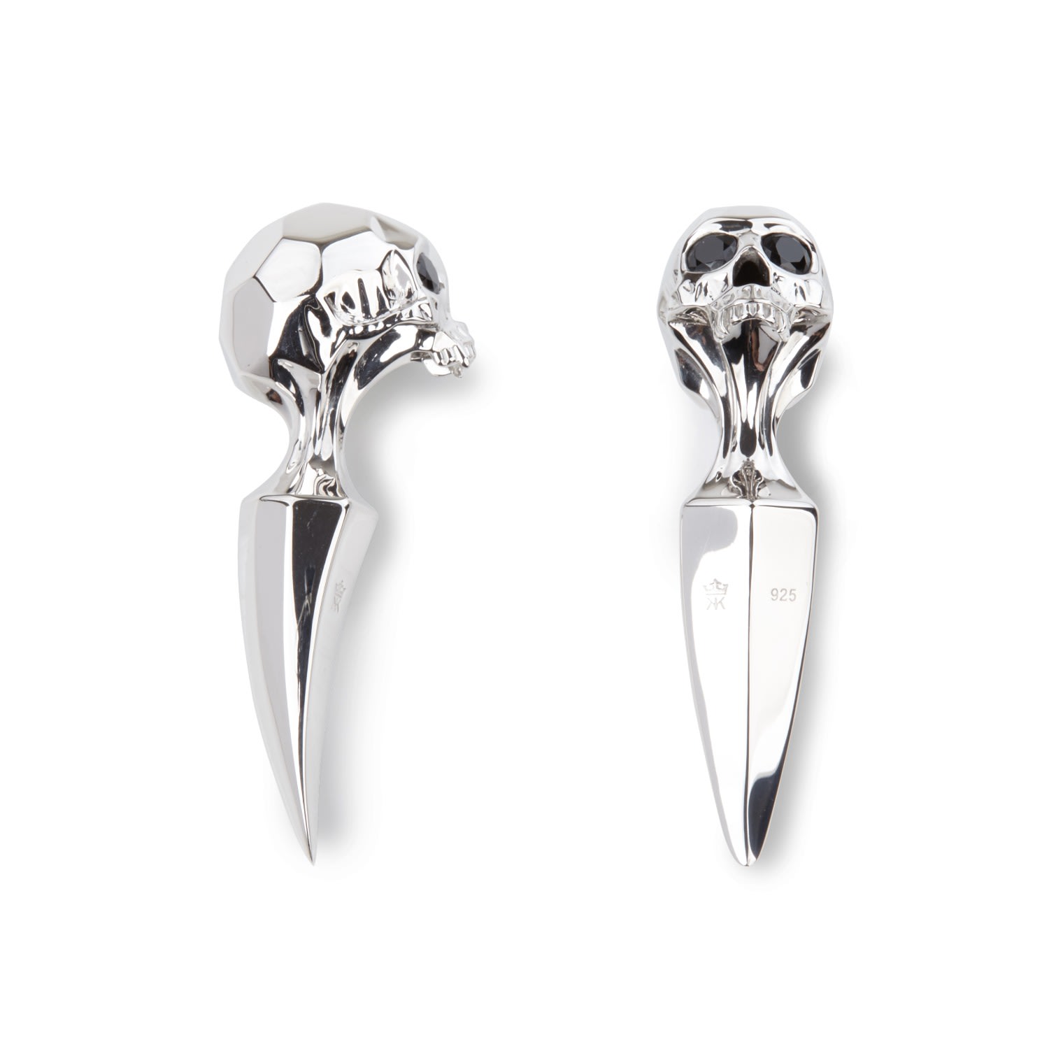Vampire Skull Cufflinks Silver | Kasun | Wolf & Badger