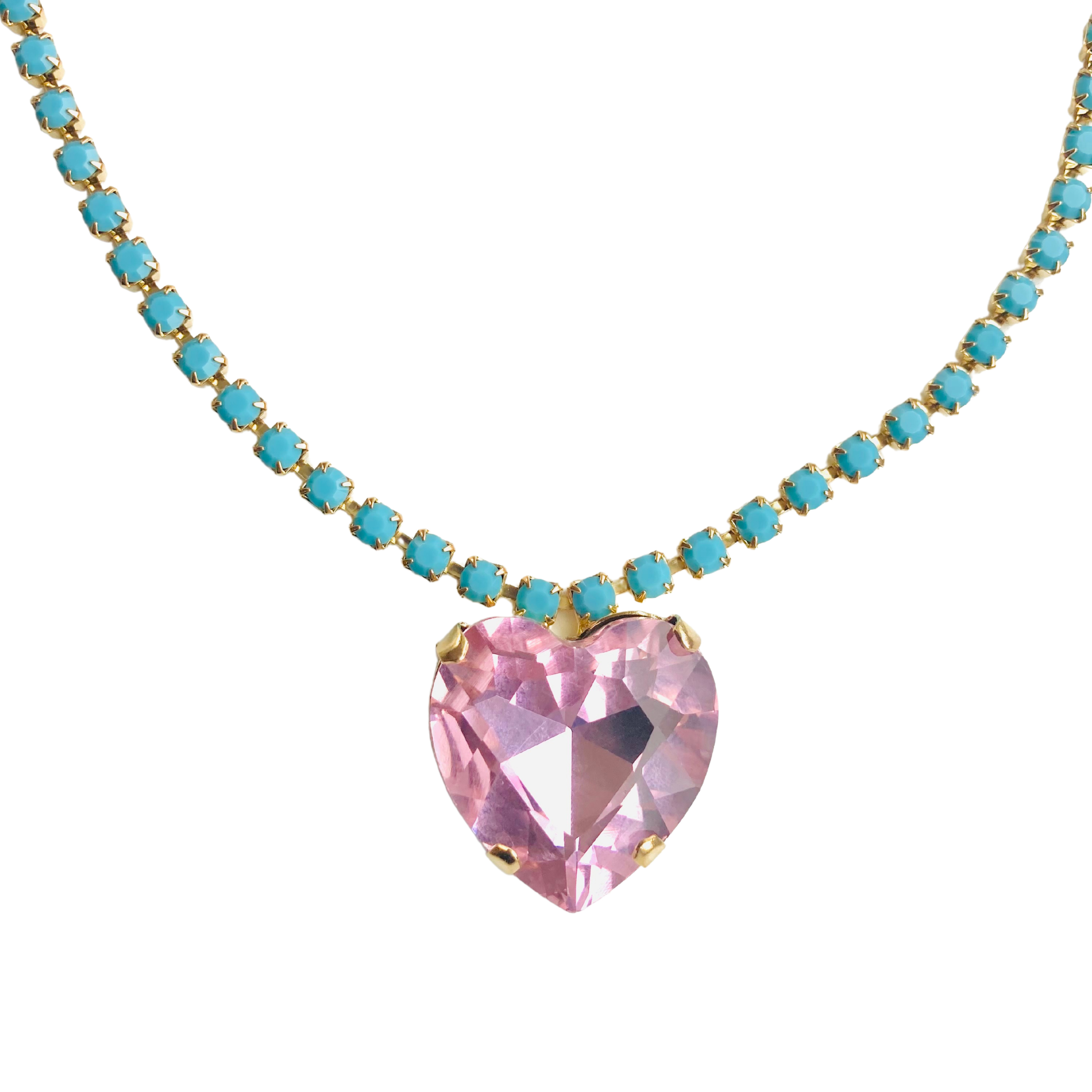 Heart Of The Ocean Necklace Light Pink | The Pink Reef | Wolf & Badger