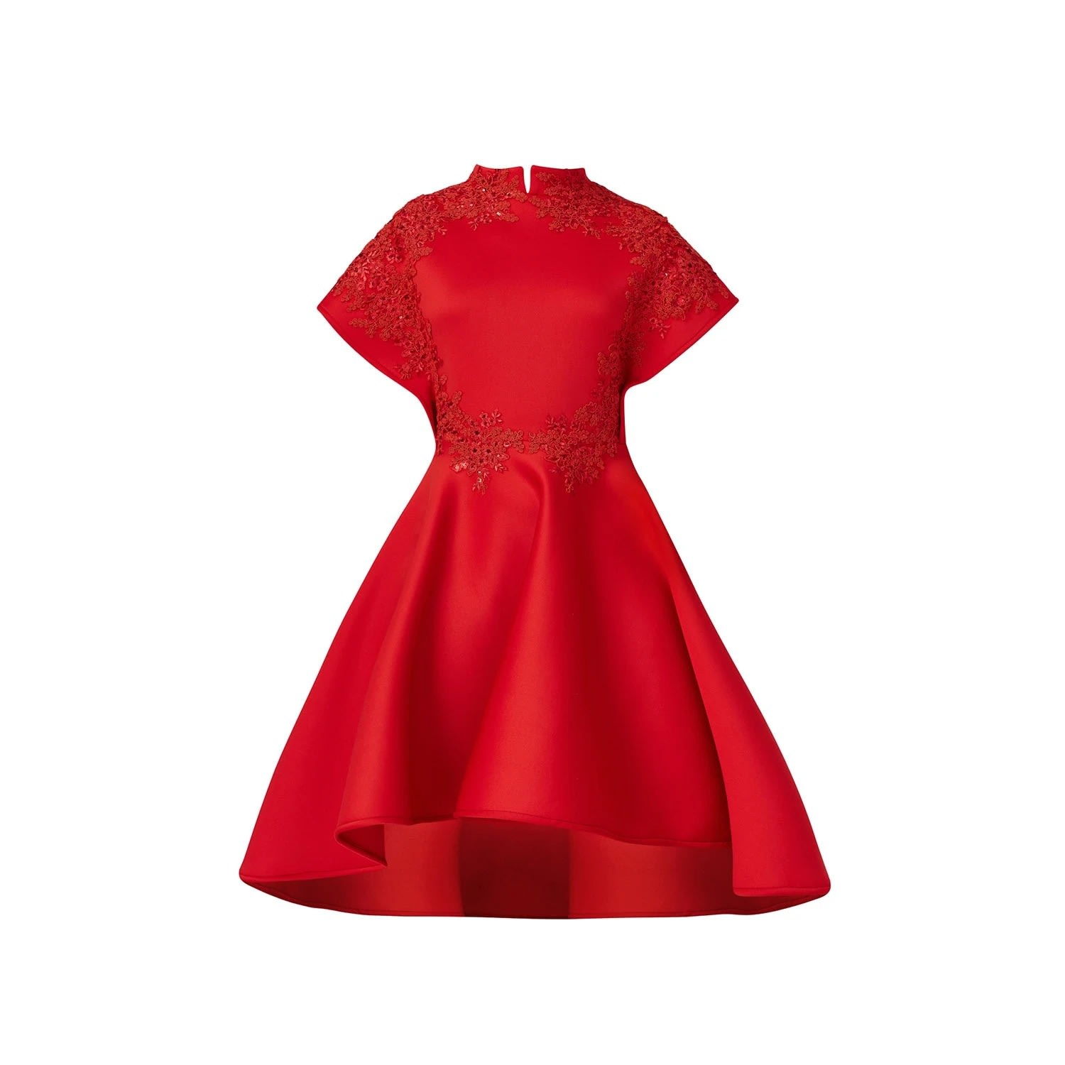 red embroidered midi dress Buy Another Sunday Red Puff Sleeve 100% Cotton Embroidered Tiered Midi Dress  from Next USA