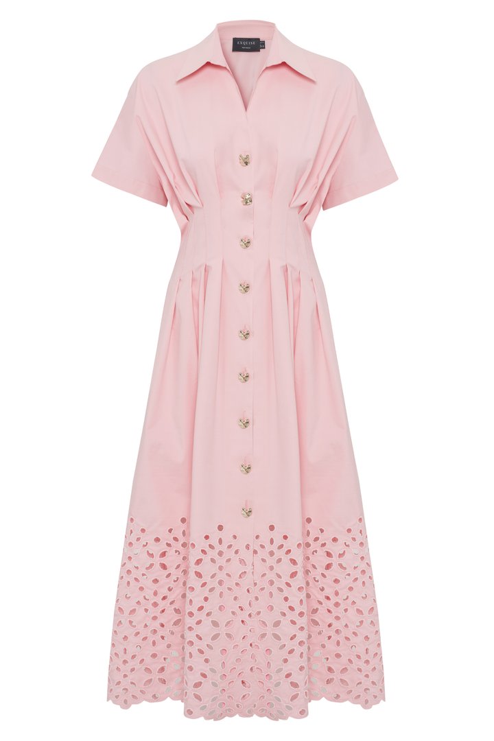 exquise shirt dress Vera Midi Dress