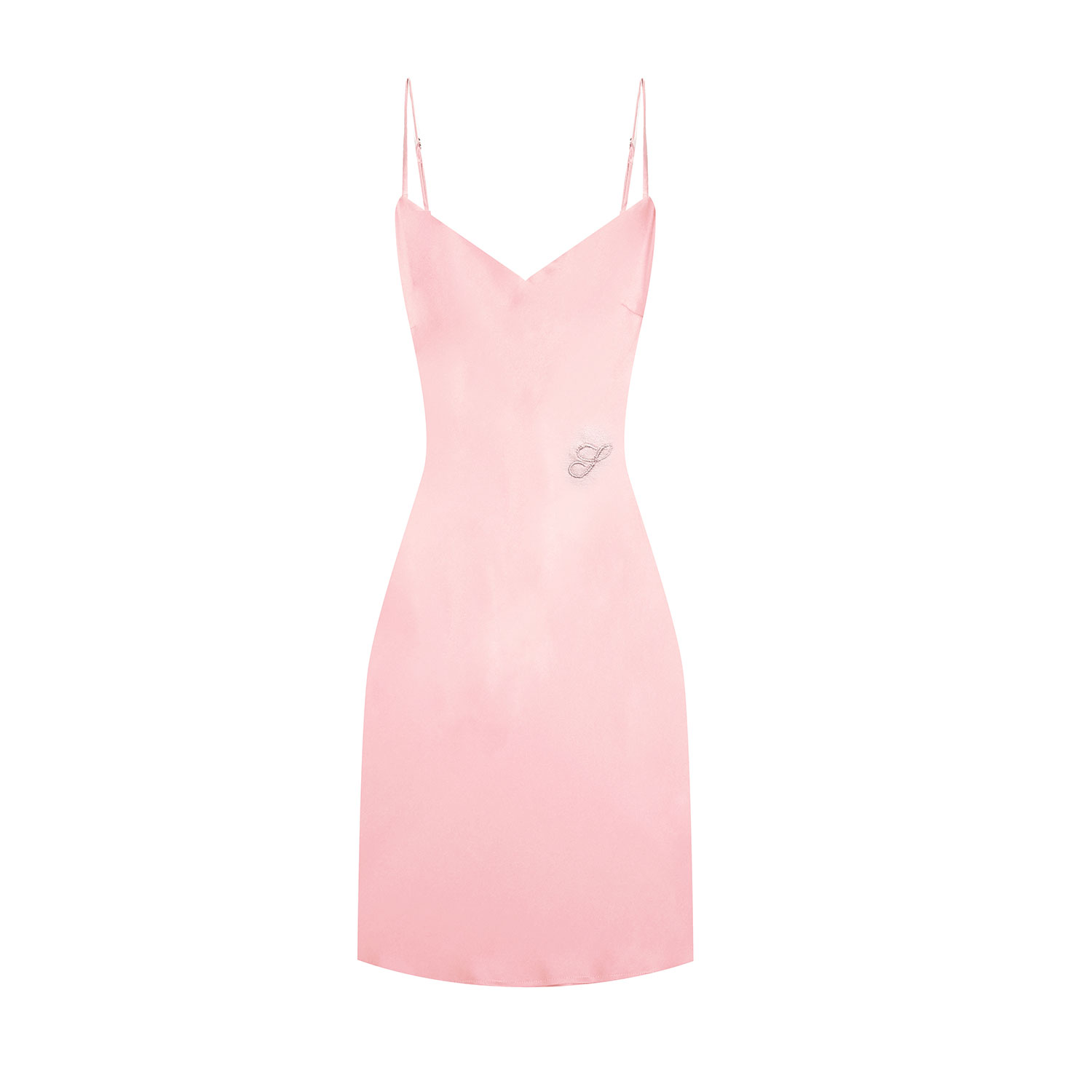 pink slip dress mini Strappy Lace Trim Detail Mini Slip Dress In Baby Pink | EGO US