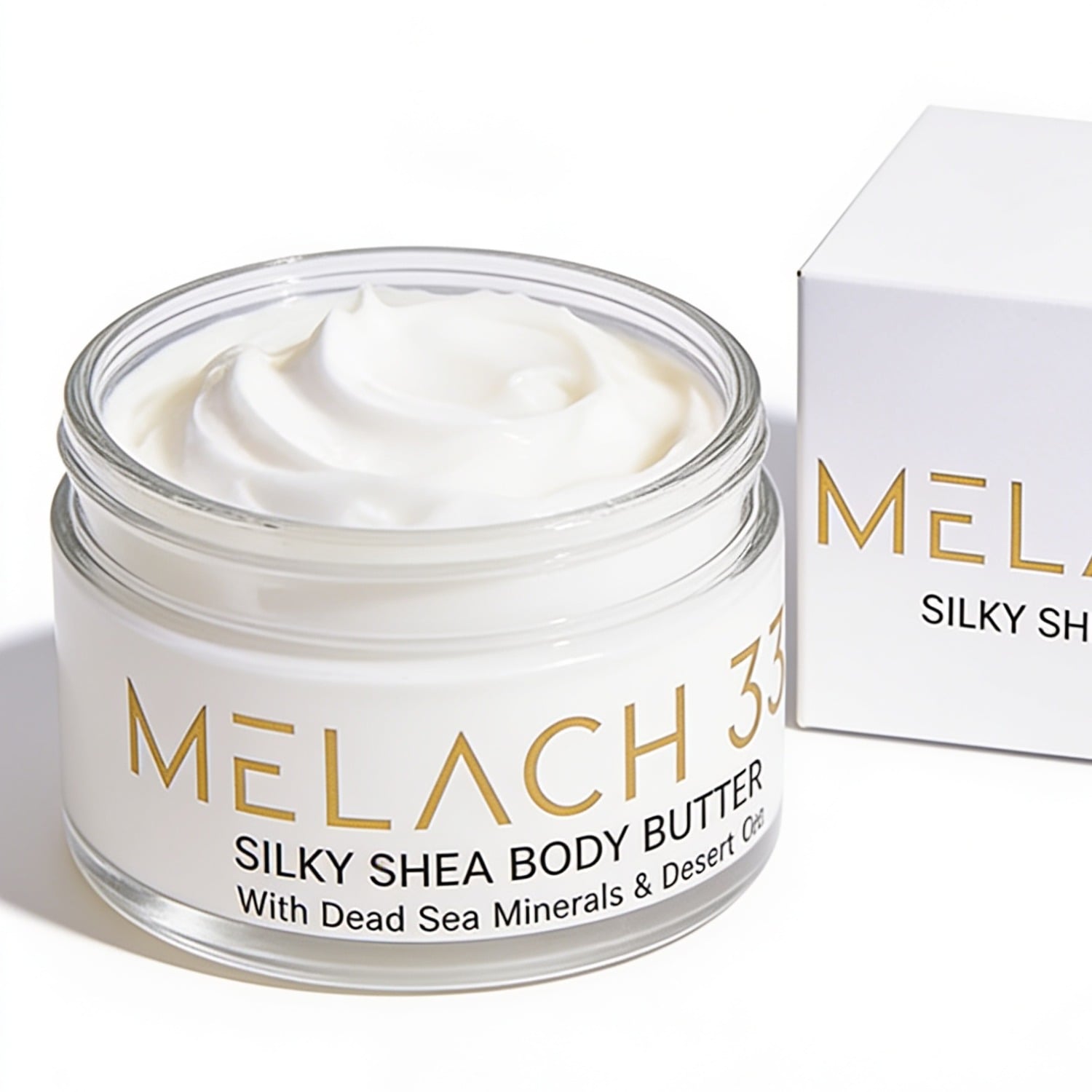 Melach 33 Silky Shea Body Butter jar