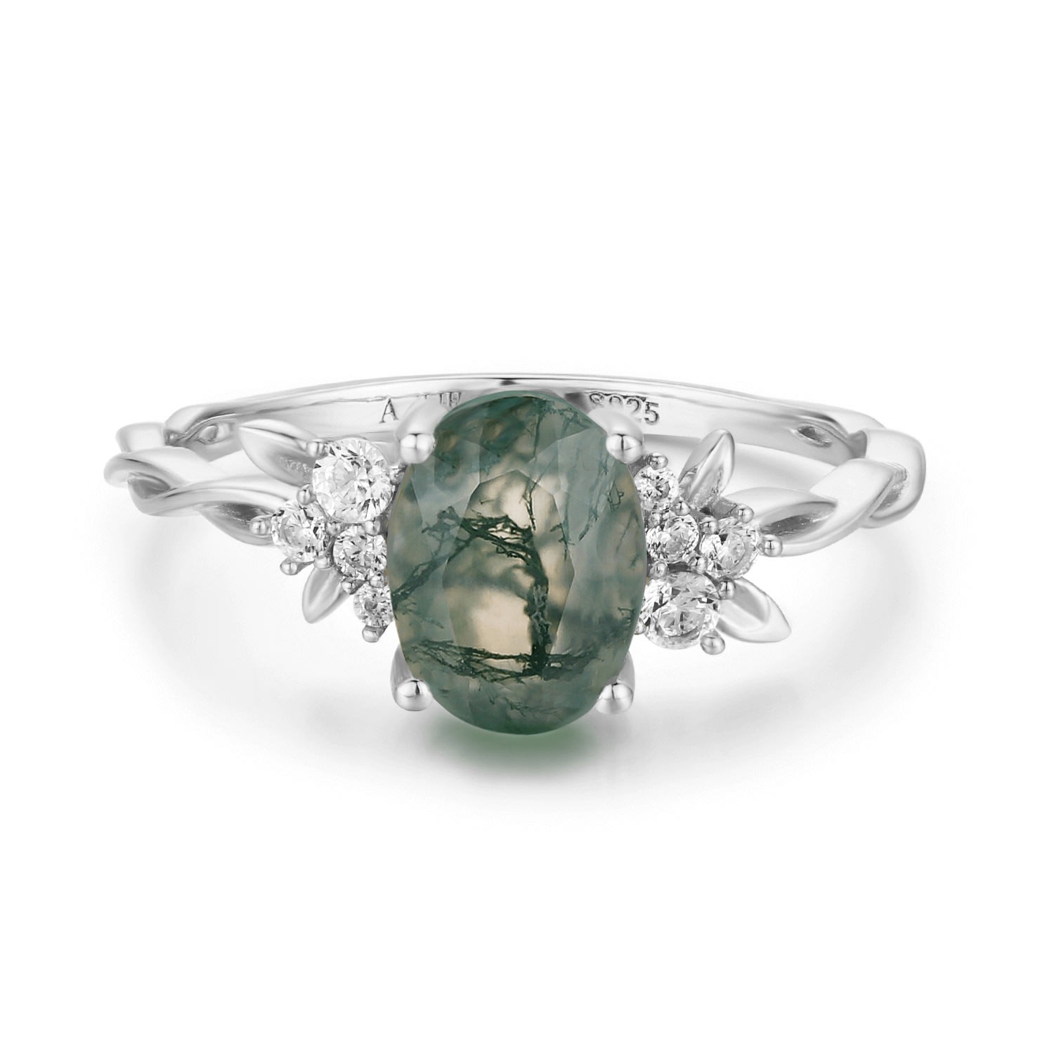 agate オニキス　リング　35th記念エコバッグ付き agate オニキス リング 35th記念エコバッグ付き Enchanted Garden Moss