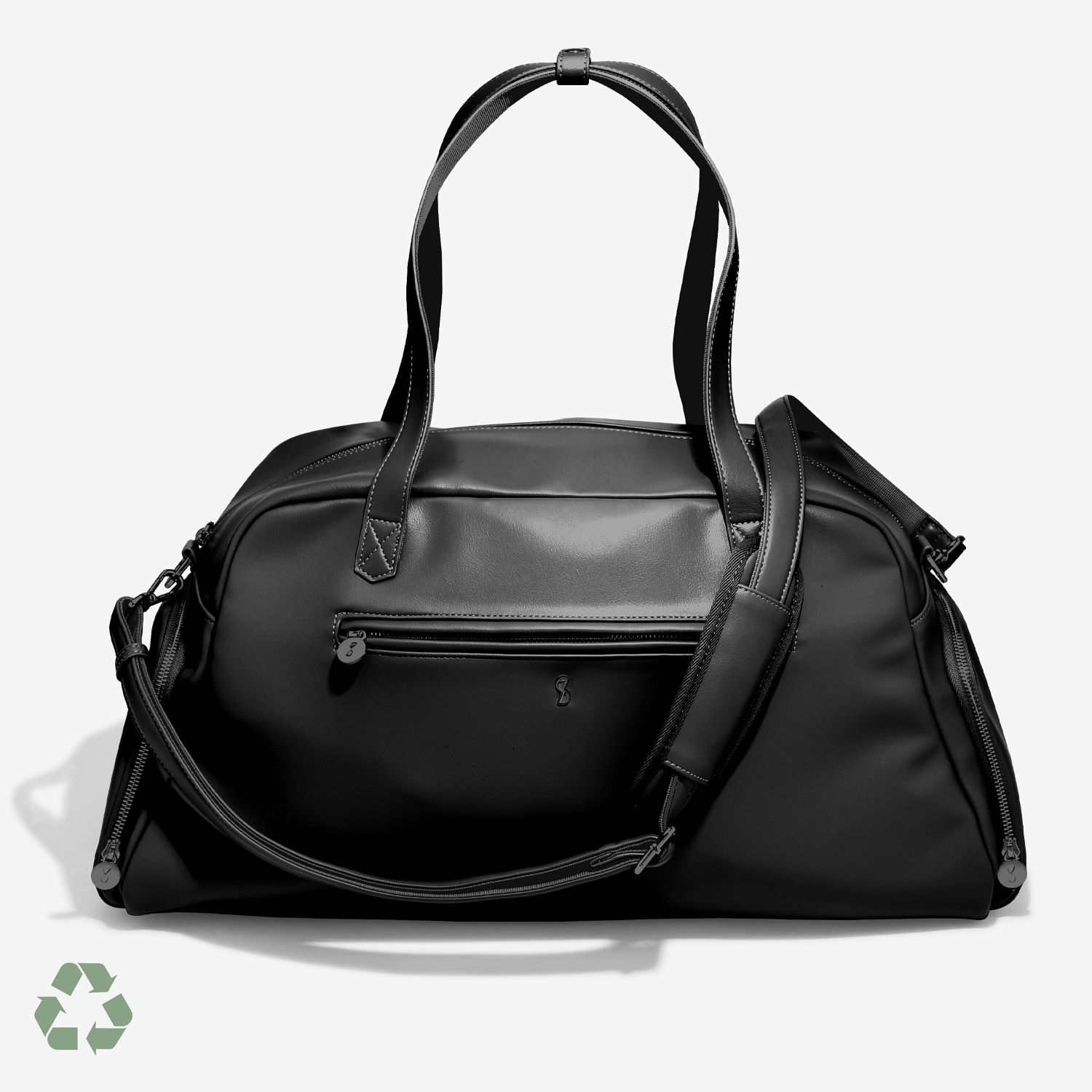 lululemon black leather gym bag 20th Anniversary Small Reusable Tote Carryall (B0858Y2GJ8) : Clothing, Shoes & Jewelry Taking multi Stackers Gym Bag - Black