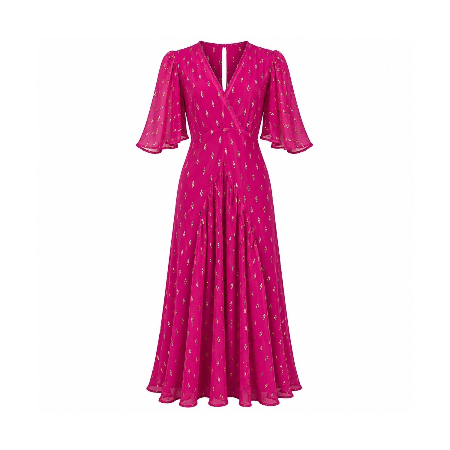 long sleeve and long dress Hourglass | Green Long-Sleeve Twisted Maxi Dress With Split
