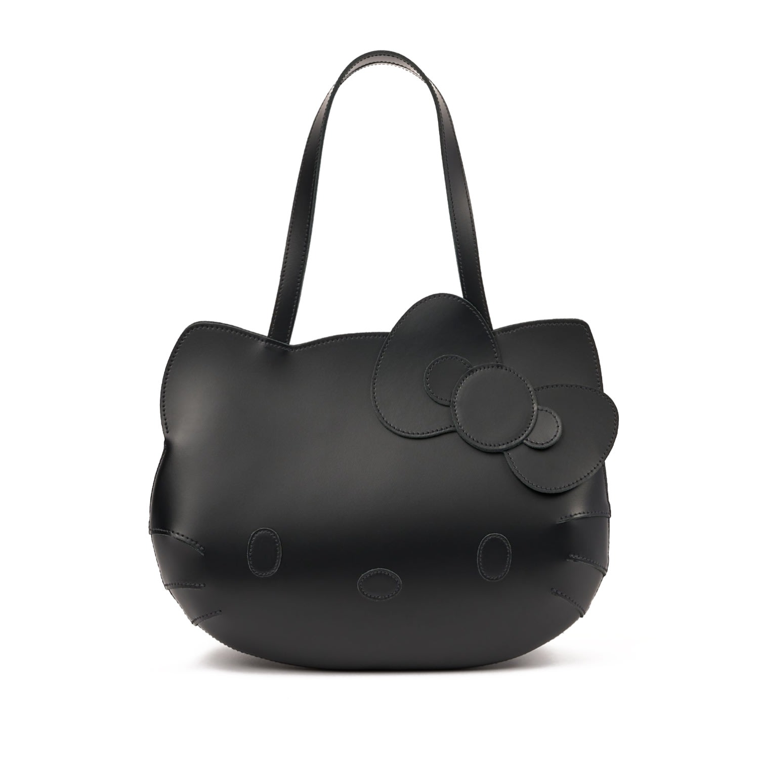 Hello Kitty Tote Bag – 16 X 12 X 5 Inch Medium Black Tote With Zipper