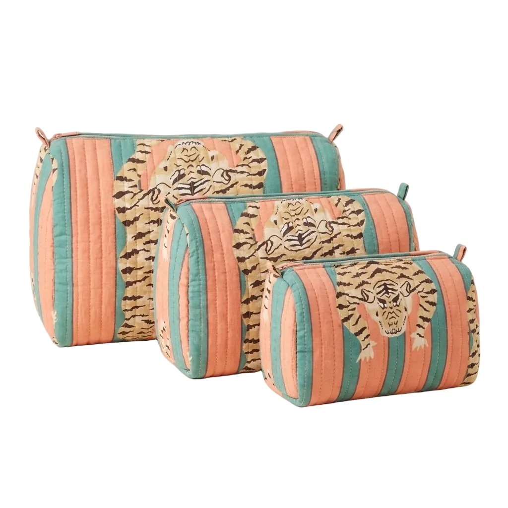 ✈️Tiger Travel様 リクエスト 3点 まとめ商品 Tibetan Tiger Three Piece Travel Set - Peach And Green | Conscious