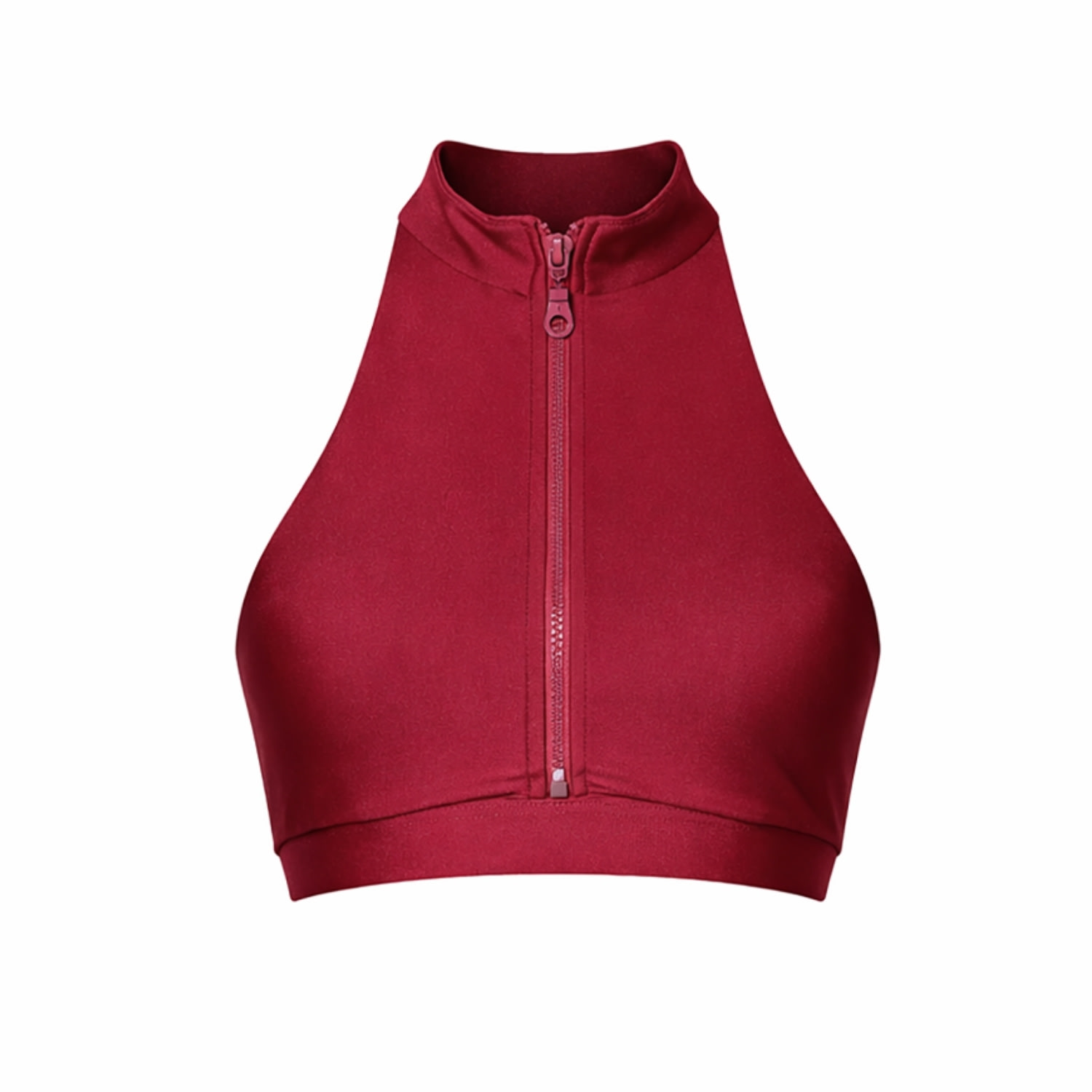 Trail Ride Zip Mock Neck Top | Belletage Swimwear | Wolf & Badger