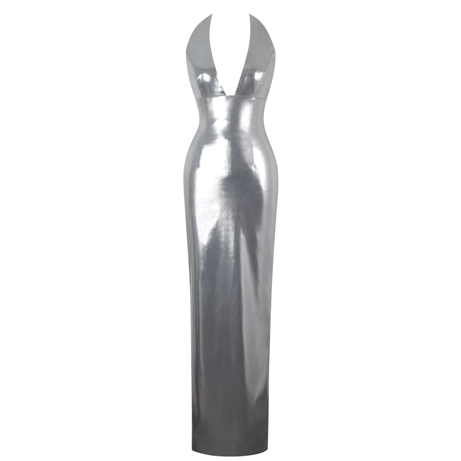 silver foil dress Silver Foil Dress  La Garonne