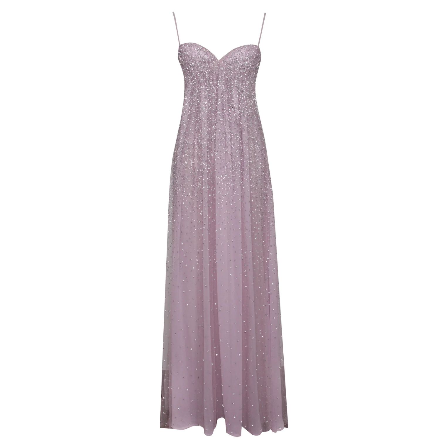 wallie baby blue rhinestone dress Miss Circle Wallie Baby Blue Rhinestone Embellished Mesh Backless Gown M
